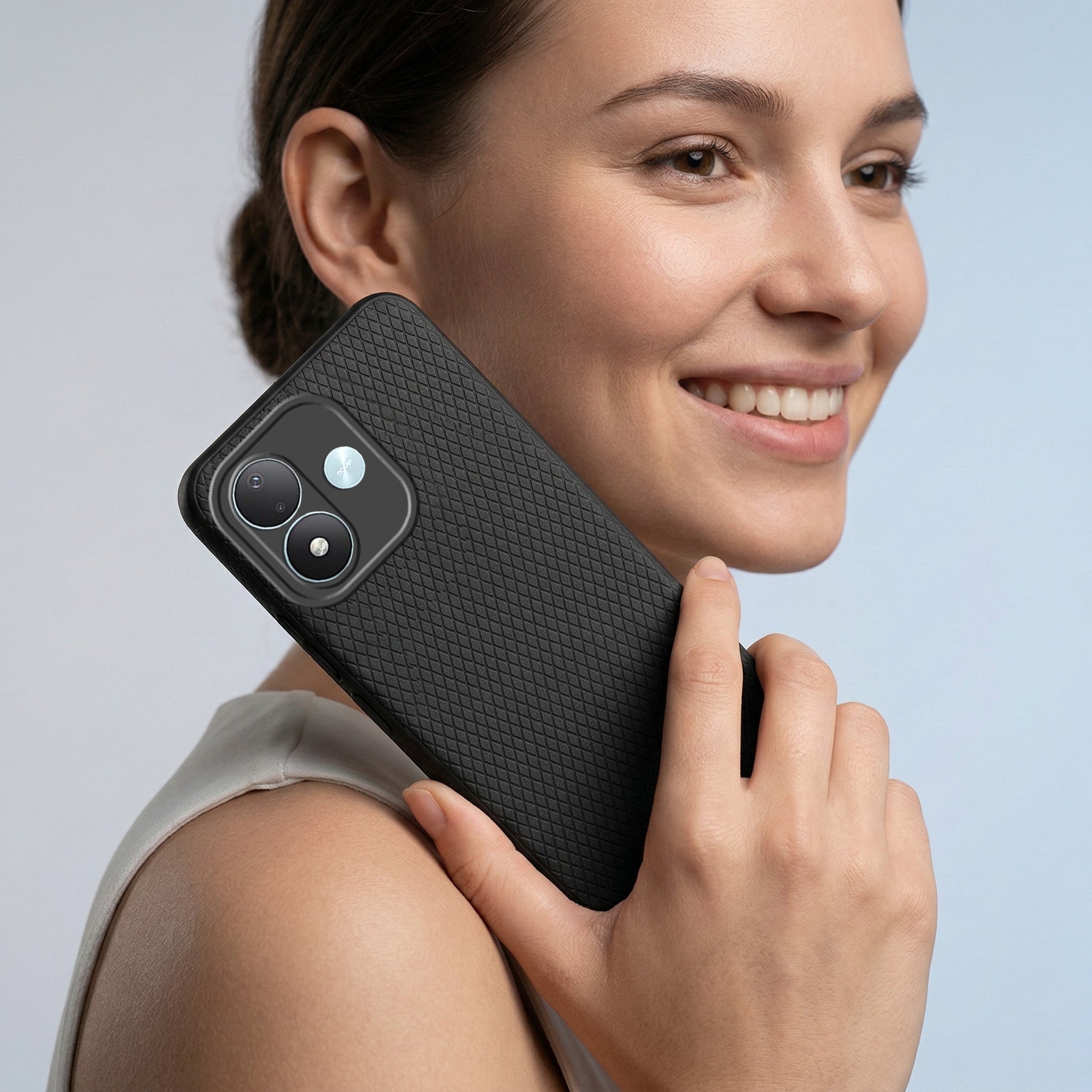 For Redmi Note 17 5G Combo with Back Cover and 9H Tempered Glass (Liquid Silicone | Camera Protection | Oleophobic Coating Screen Glass)