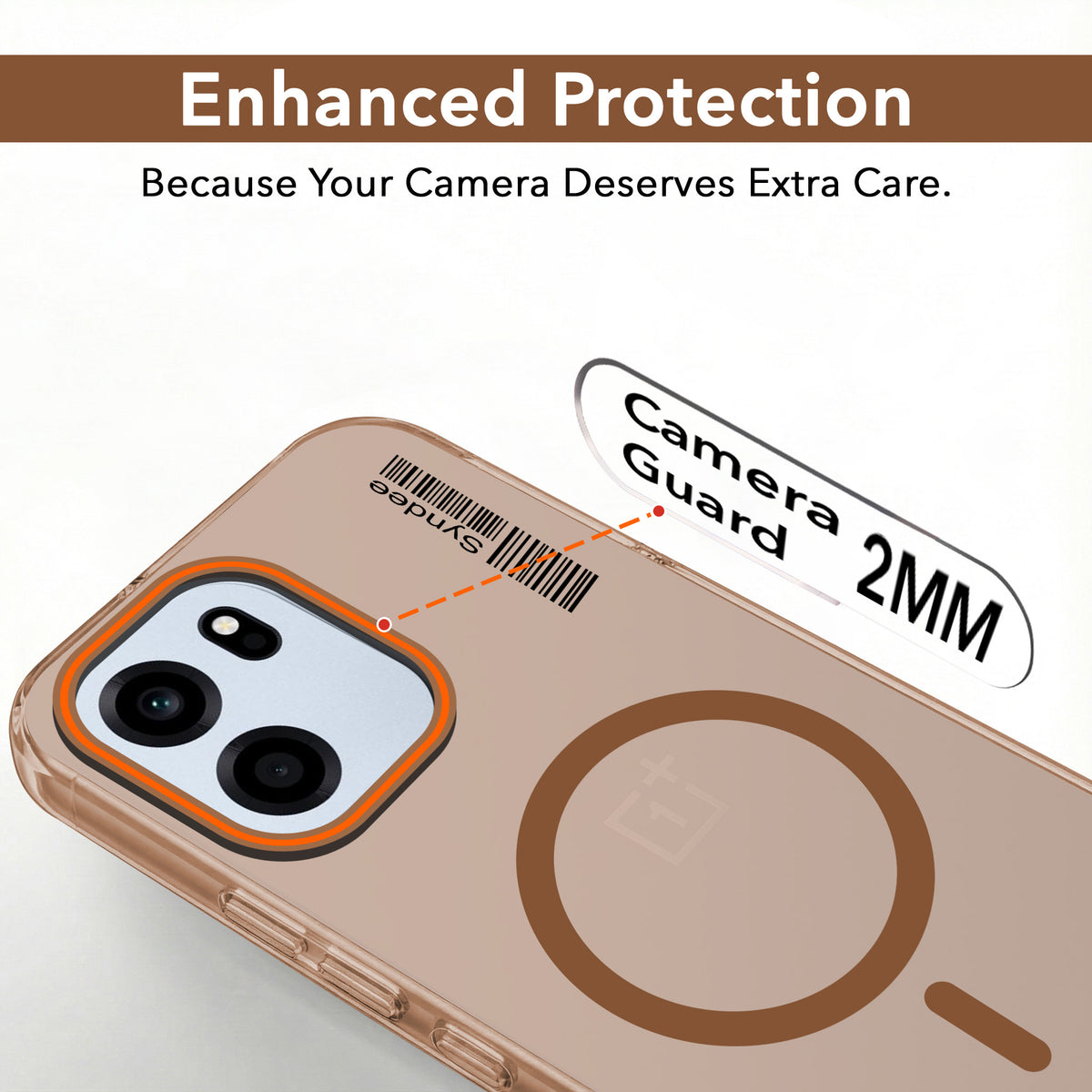 For Oneplus Nord CE 6 Back Cover Case (Soft Touch | Camera Bump Protection | MagSafe Compatible | Matte Finish)