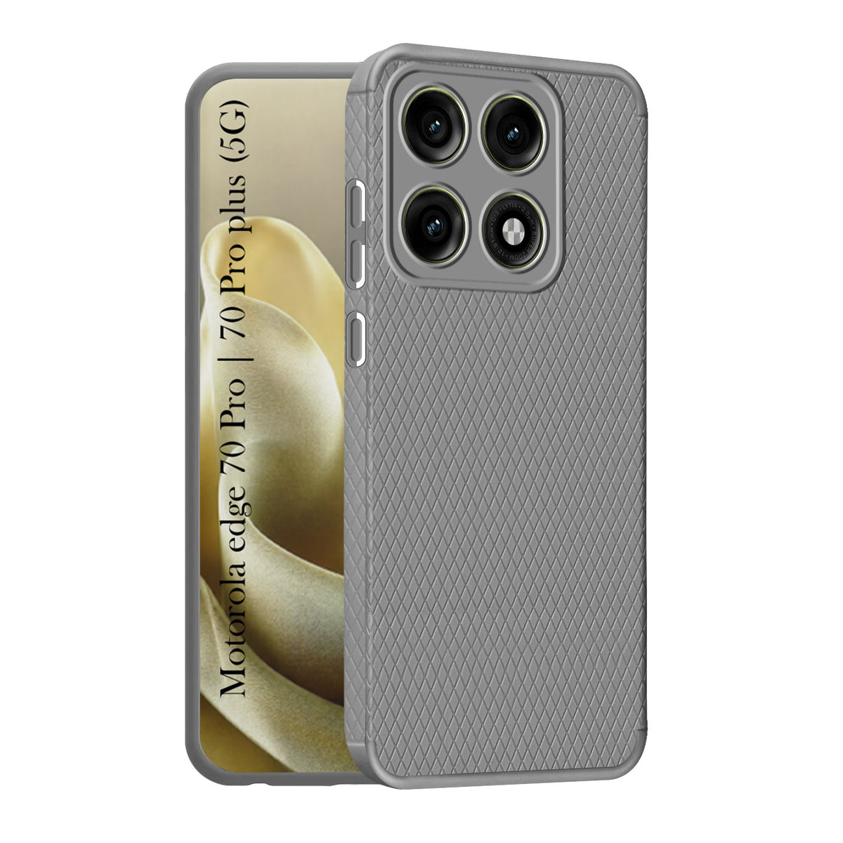For Motorola Edge 70 Pro |  Motorola Edge 70 Pro Plus Back Cover Case Liquid Silicone (Camera Protection | Side Grip Texture | Soft and Flexible)