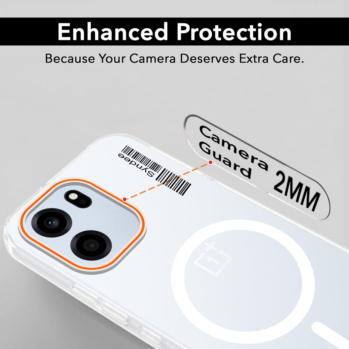 For Oneplus Nord CE 6 Back Cover Case (Soft Touch | Camera Bump Protection | MagSafe Compatible | Matte Finish)