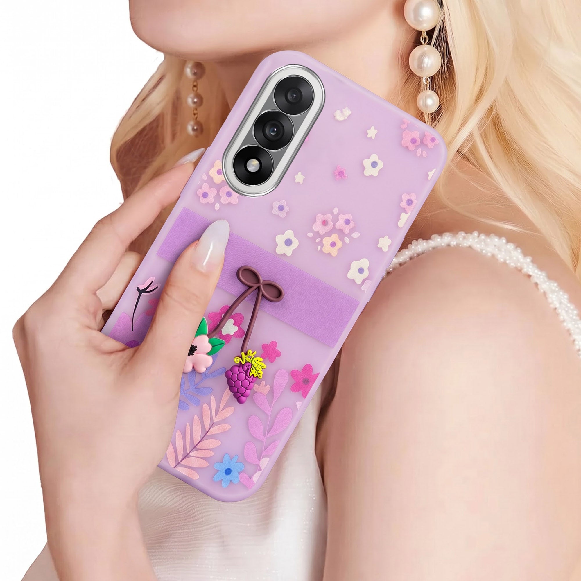 For Oneplus Nord 5 Back Cover Case (3D Cute Cartoons | Hard Back Side Soft | Matte Premium Finish | HD Printing)