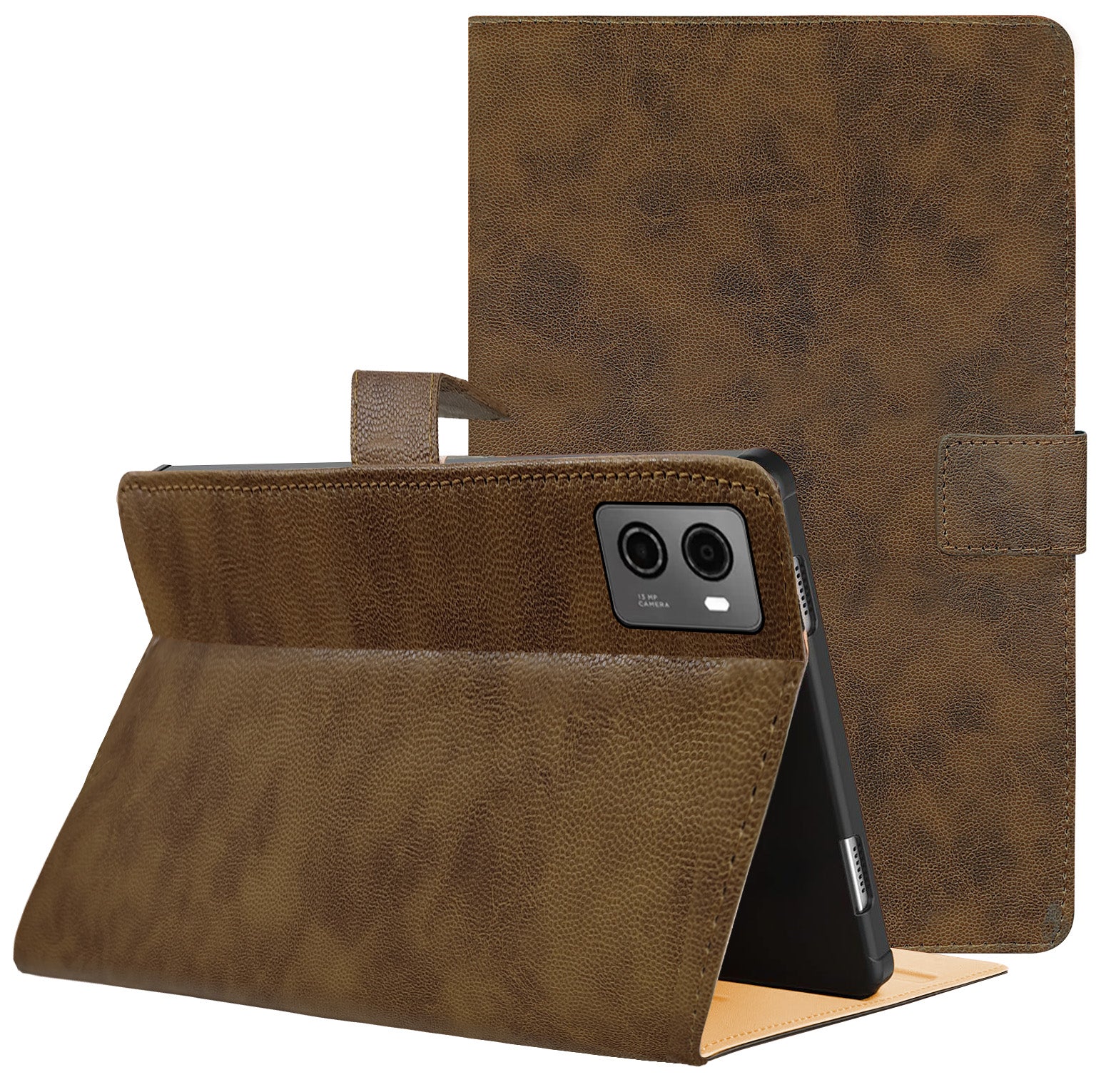 For Lenovo Legion Tab TB320 8.8 Inch Flip Cover Folio Cover (PU Leather | Multi-Angle Smart Stand | Card Storage Slots | Silicone Back Pouch)