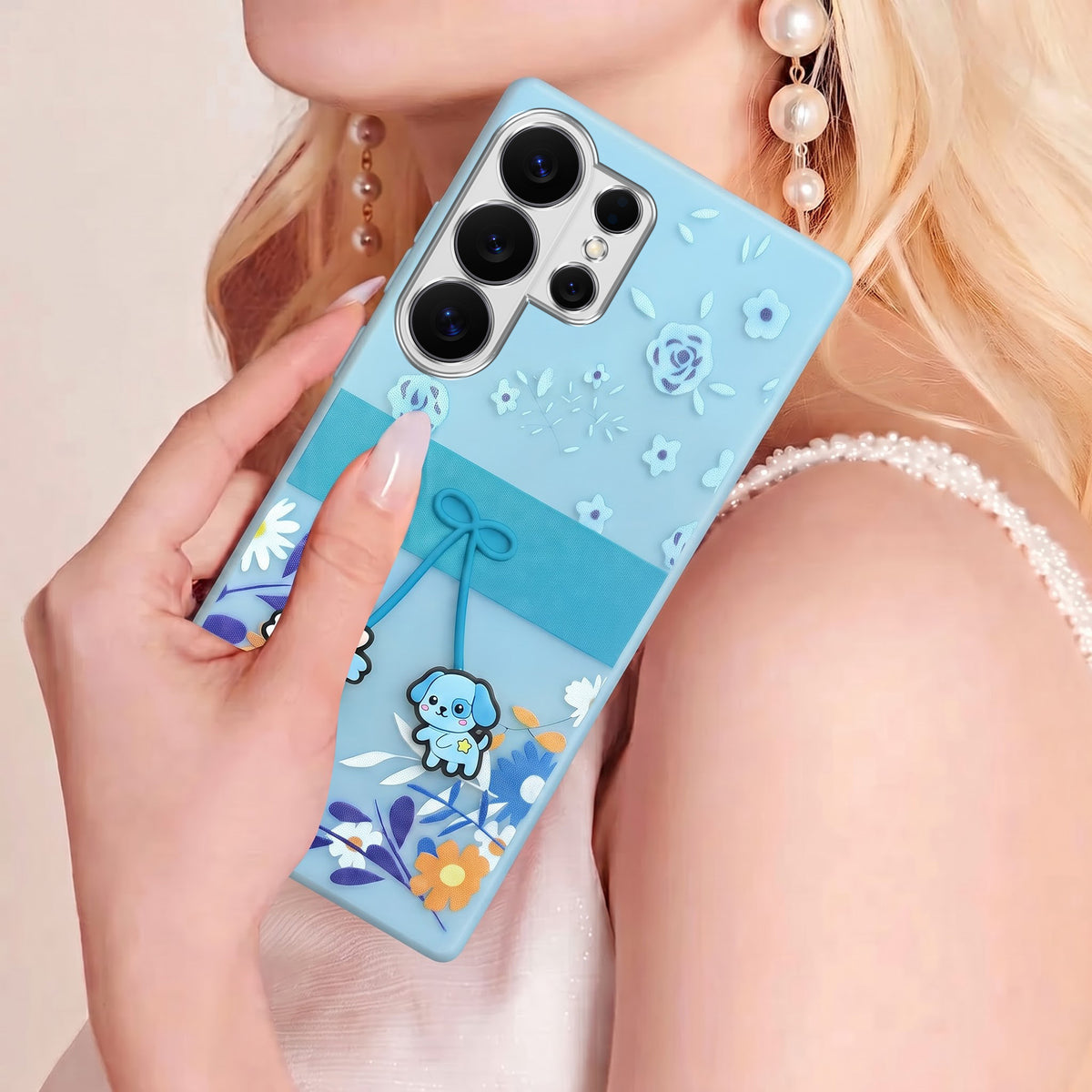 For Samsung Galaxy S26 Ultra Back Cover Case (3D Cute Cartoons | Hard Back Side Soft | Matte Premium Finish | HD Printing)