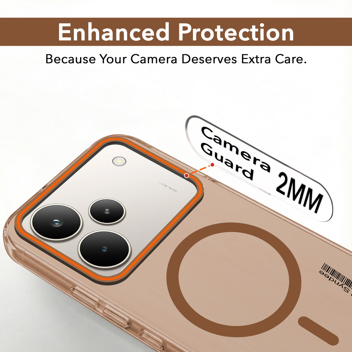 For Realme P4 Pro Back Cover Case (Soft Touch | Camera Bump Protection | MagSafe Compatible | Matte Finish)