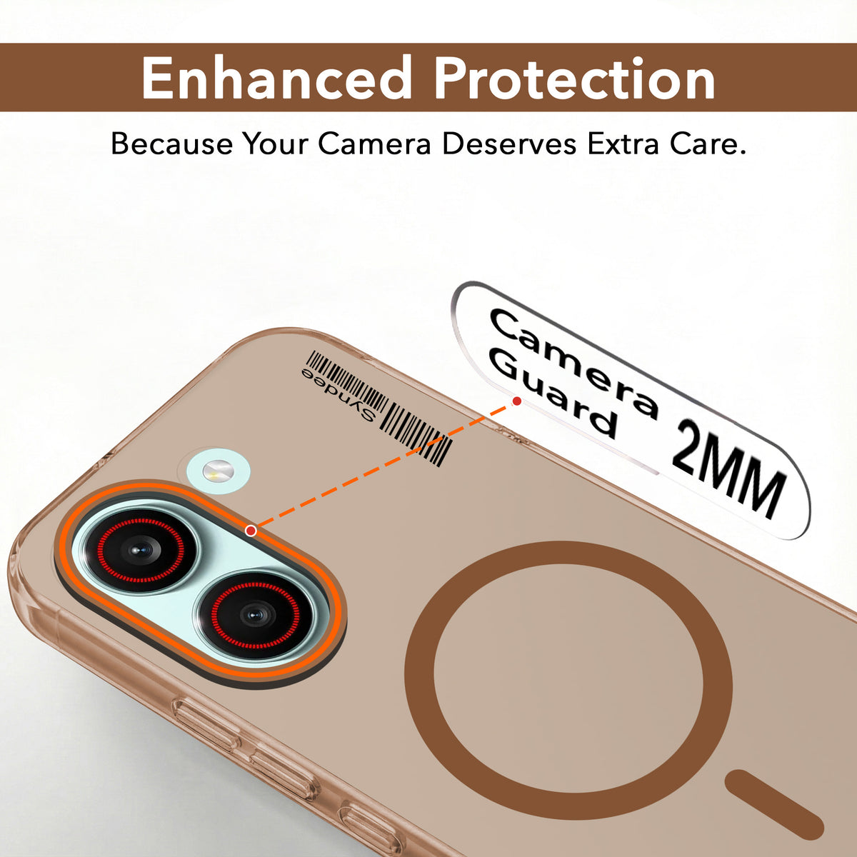 For Redmi Turbo 5 Back Cover Case (Soft Touch | Camera Bump Protection | MagSafe Compatible | Matte Finish)