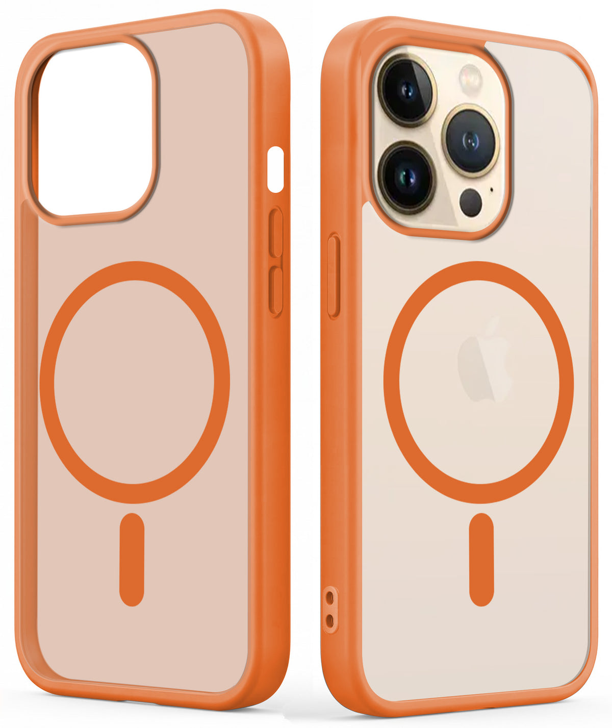 For Apple iPhone 13 pro Matte Finish Back Case Cover (MagSafe Compatible | Translucent Soft Touch | Slim and Unbreakable)