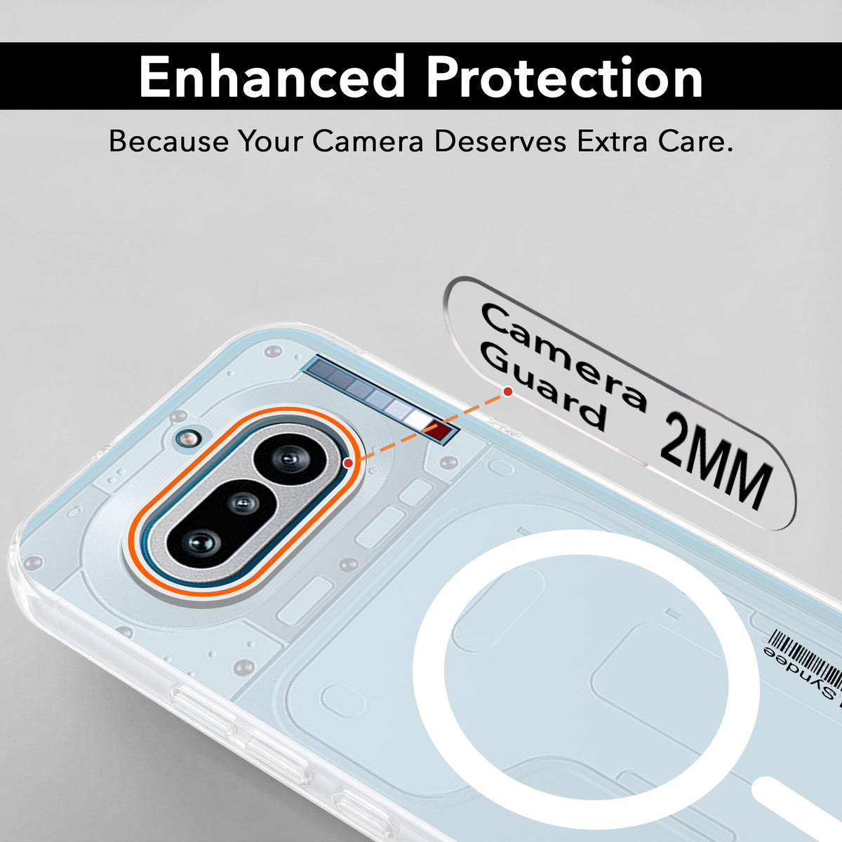 For Nothing Phone 4A 5G Back Cover Case (Soft Touch | Camera Bump Protection | MagSafe Compatible | Matte Finish)