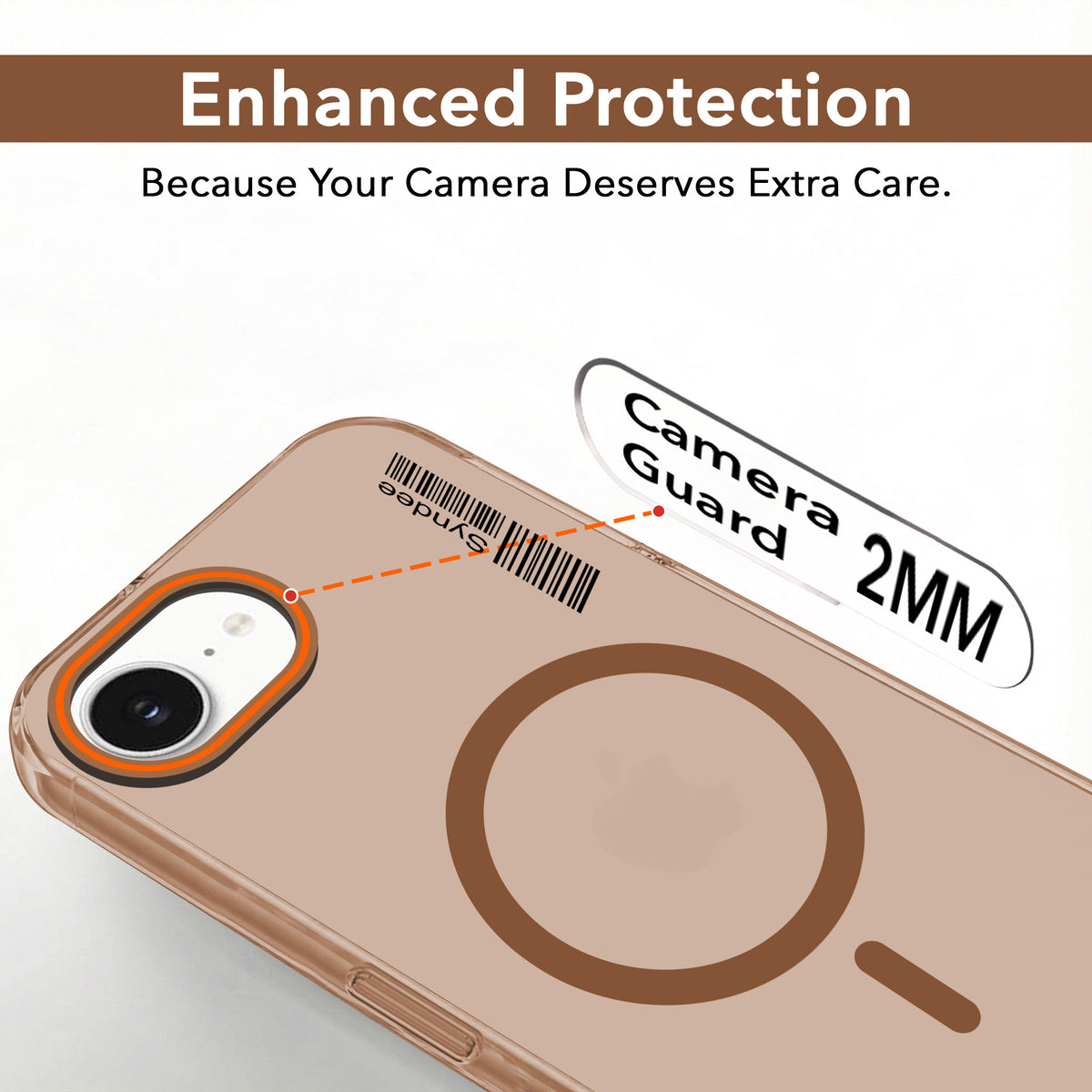For Apple iPhone 16e | iPhone 17e Back Cover Case (Soft Touch | Camera Bump Protection | MagSafe Compatible | Matte Finish)