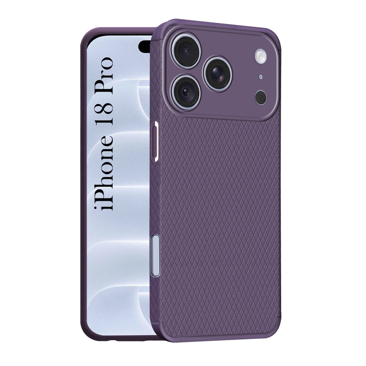 For Apple iPhone 18 Pro Back Cover Case (Liquid Silicone | Side Grip | Camera Protection)