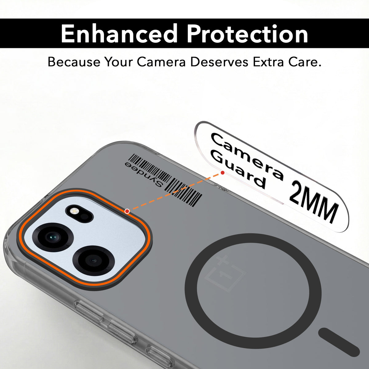 For Oneplus Nord CE 6 Back Cover Case (Soft Touch | Camera Bump Protection | MagSafe Compatible | Matte Finish)
