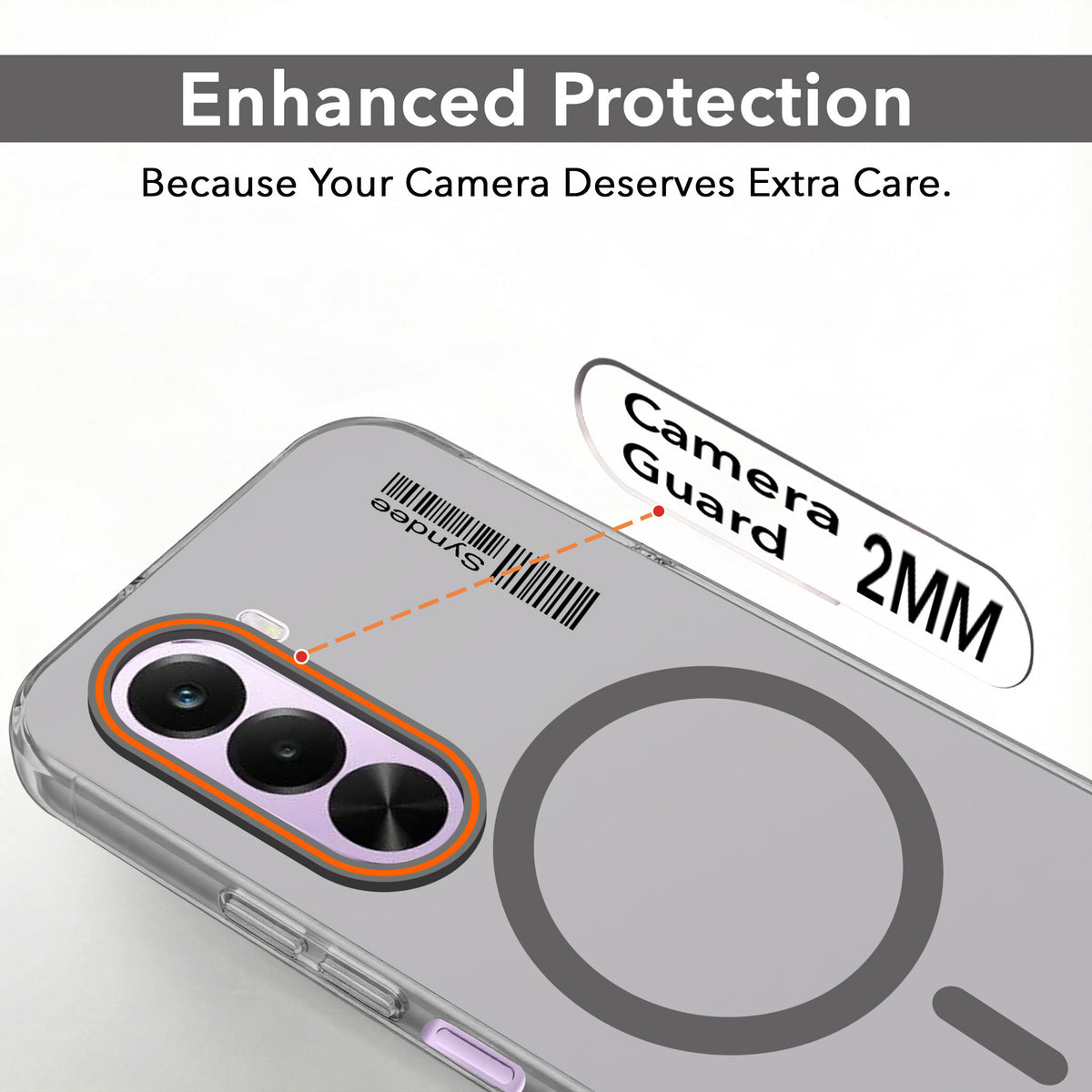 For Realme P4x Back Cover Case (Soft Touch | Camera Bump Protection | MagSafe Compatible | Matte Finish)