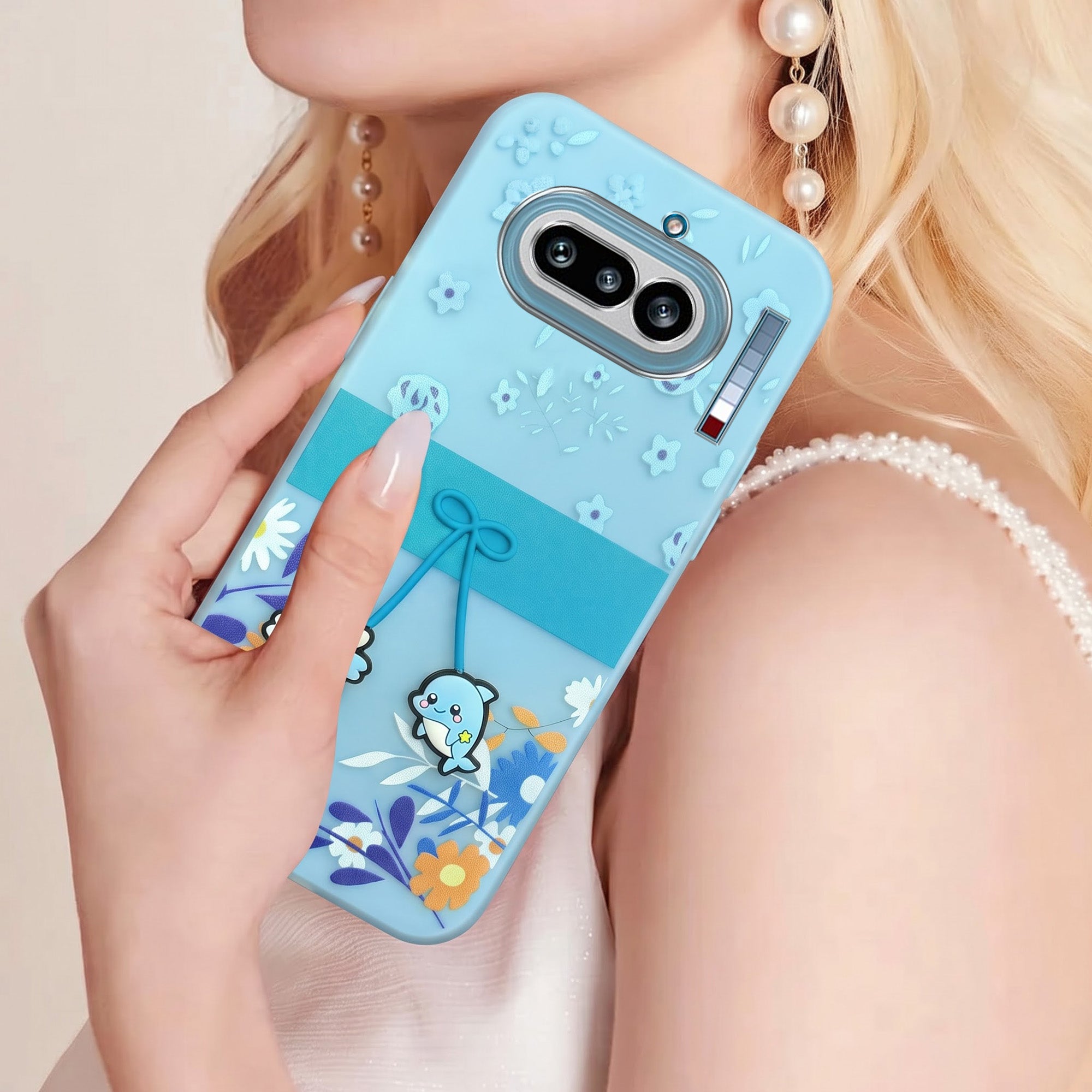 For Nothing Phone 4A 5G Back Cover Case (3D Cute Cartoons | Hard Back Side Soft | Matte Premium Finish | HD Printing)