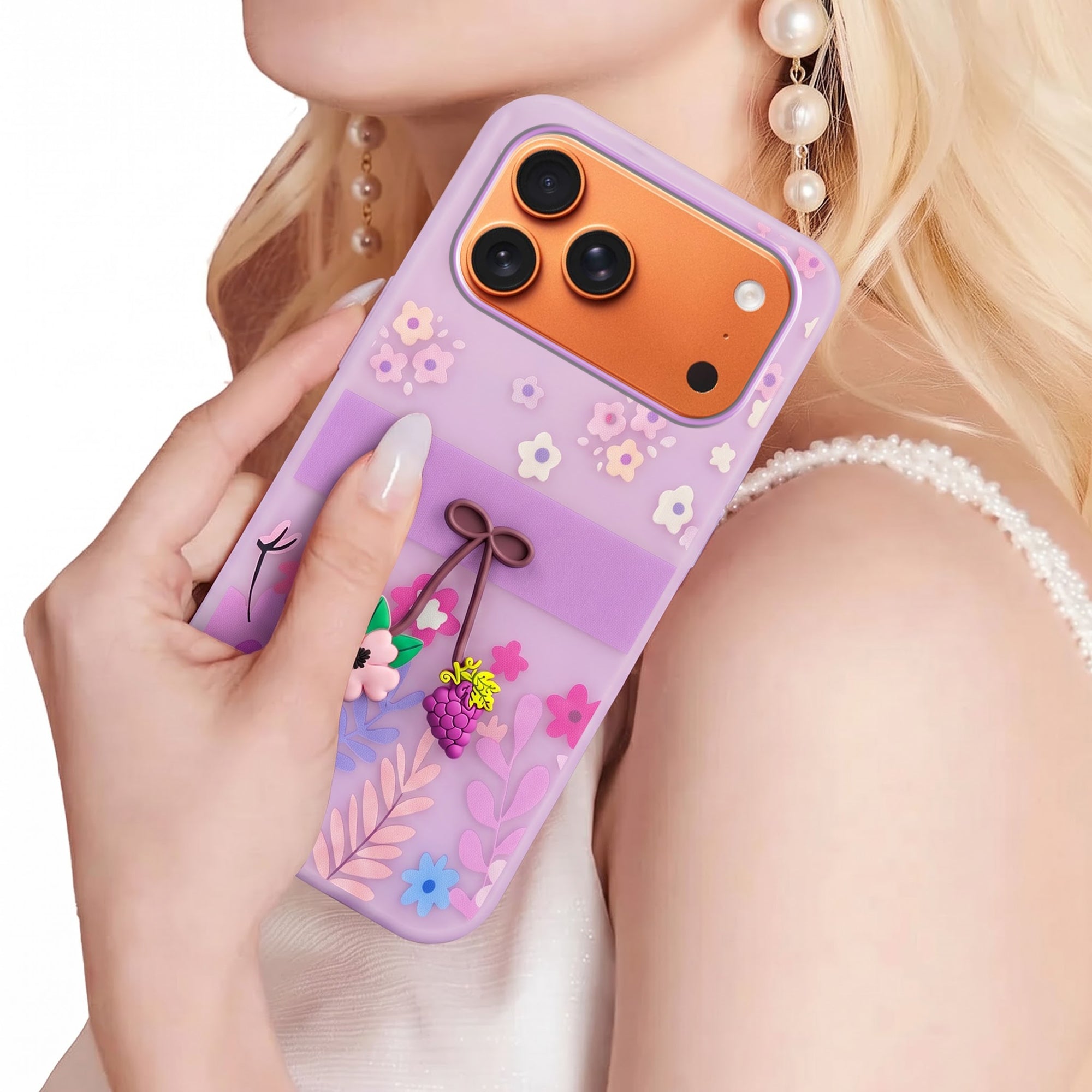 For Apple iPhone 17 Pro Max Back Cover Case (3D Cute Cartoons | Hard Back Side Soft | Matte Premium Finish | HD Printing)