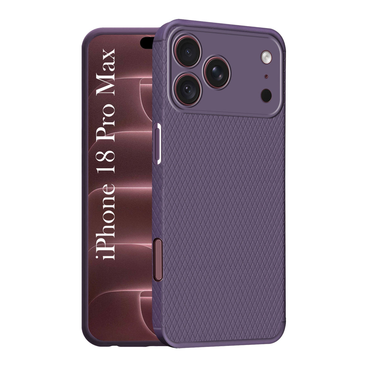 For Apple iPhone 18 Pro Max Back Cover Case  (Liquid Silicone | Side Grip | Camera Protection)