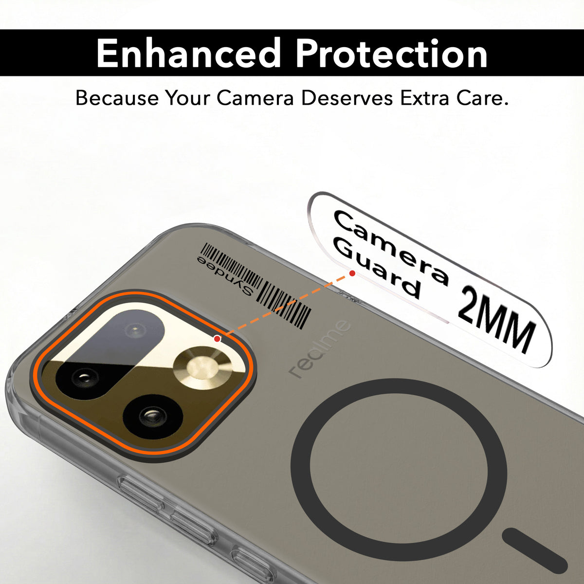 For Realme 16 Pro Plus 5G Back Cover Case (Soft Touch | Camera Bump Protection | MagSafe Compatible | Matte Finish)