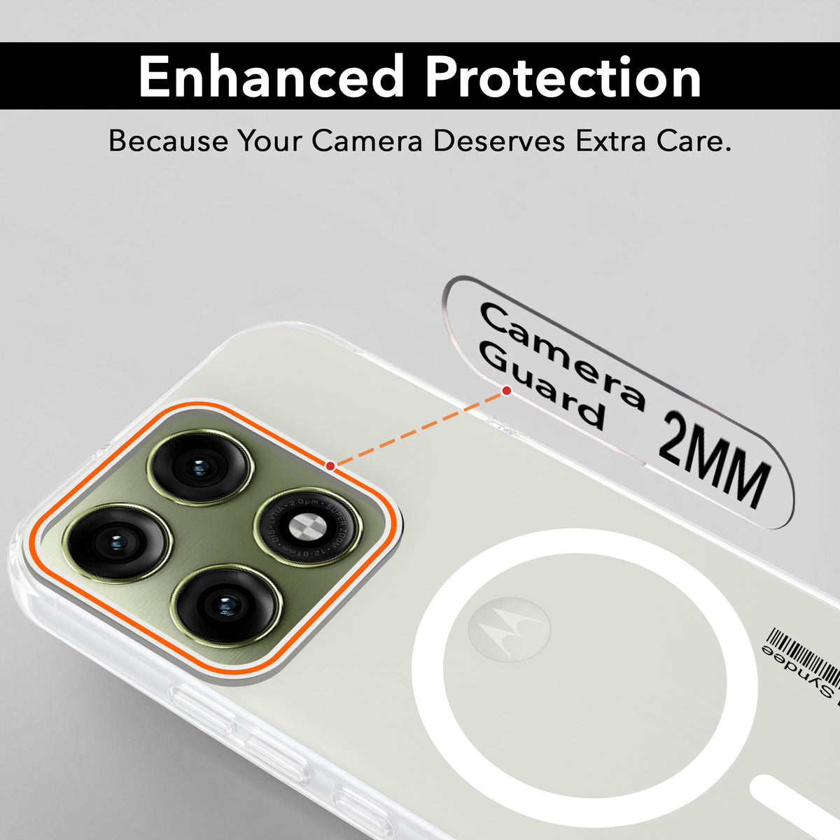 For Motorola Edge 70 Pro | Edge 70 Pro Plus Back Cover Case (Soft Touch | Camera Bump Protection | MagSafe Compatible | Matte Finish)