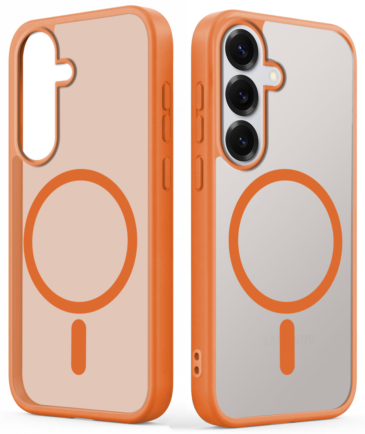 For Samsung Galaxy S25 Plus Matte Finish Back Case Cover (MagSafe Compatible | Translucent Soft Touch | Slim and Unbreakable)