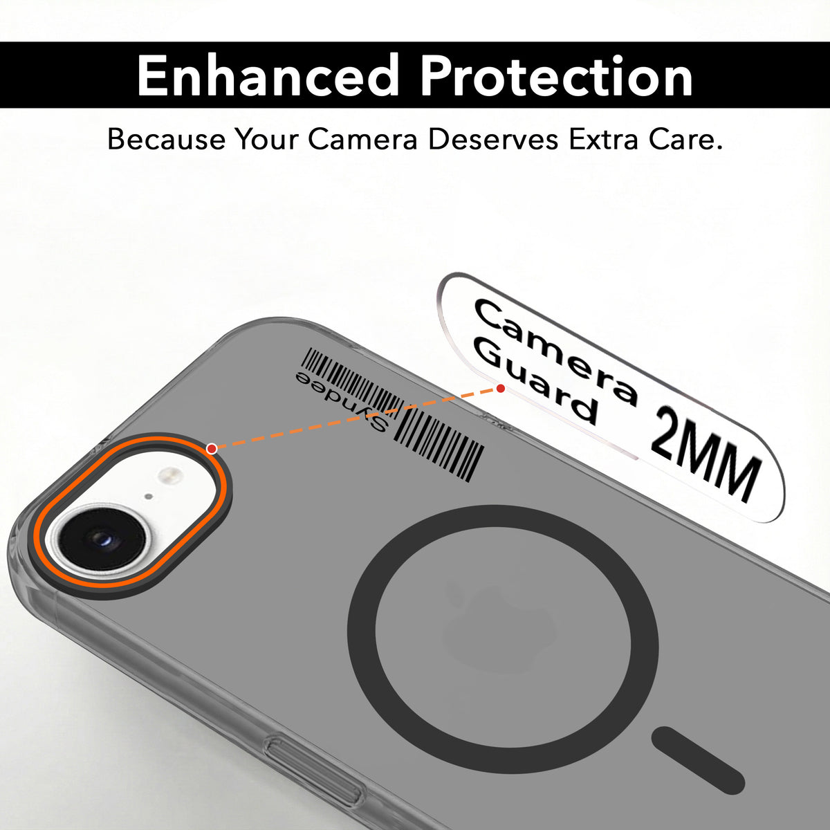 For Apple iPhone 16e | iPhone 17e Back Cover Case (Soft Touch | Camera Bump Protection | MagSafe Compatible | Matte Finish)