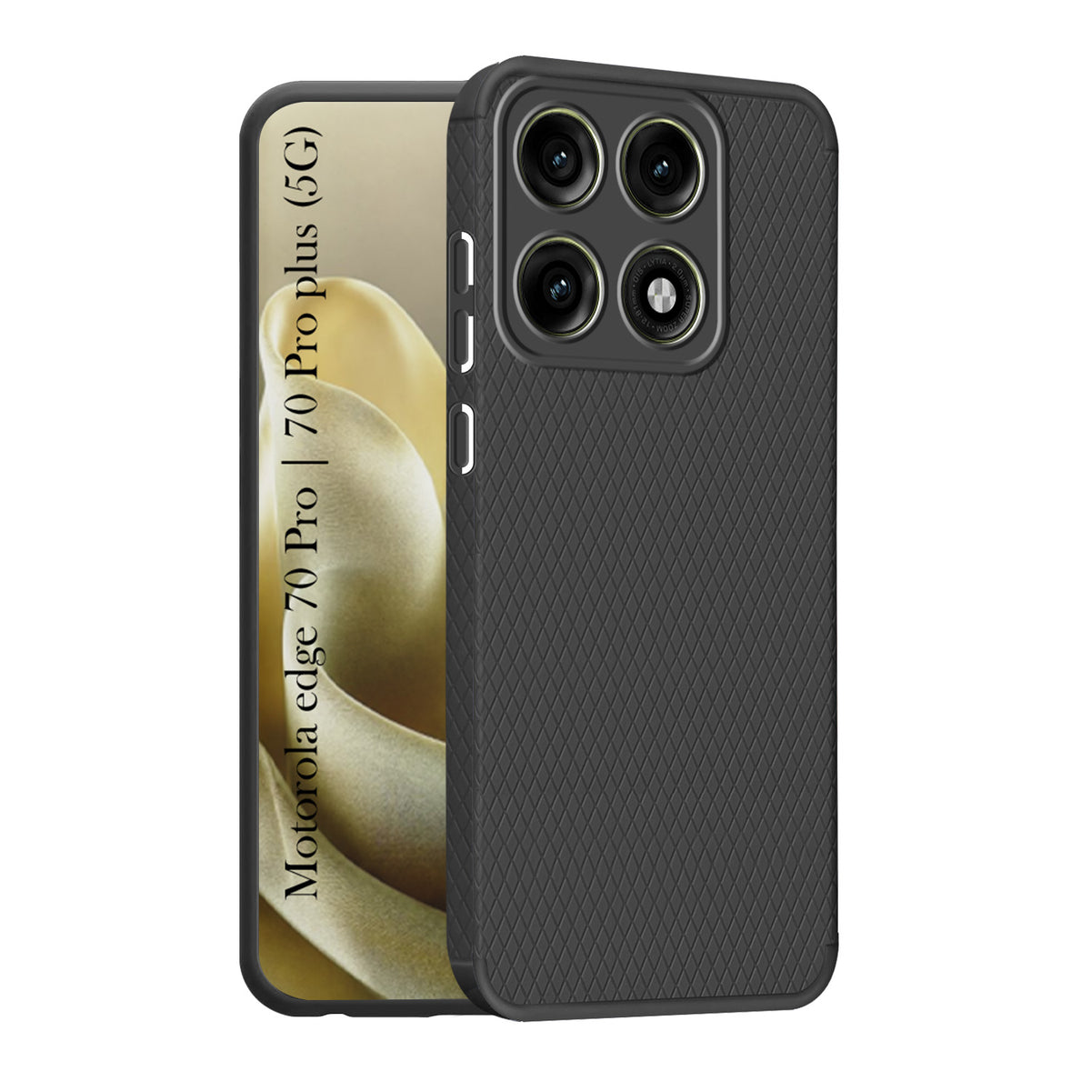 For Motorola Edge 70 Pro |  Motorola Edge 70 Pro Plus Back Cover Case Liquid Silicone (Camera Protection | Side Grip Texture | Soft and Flexible)