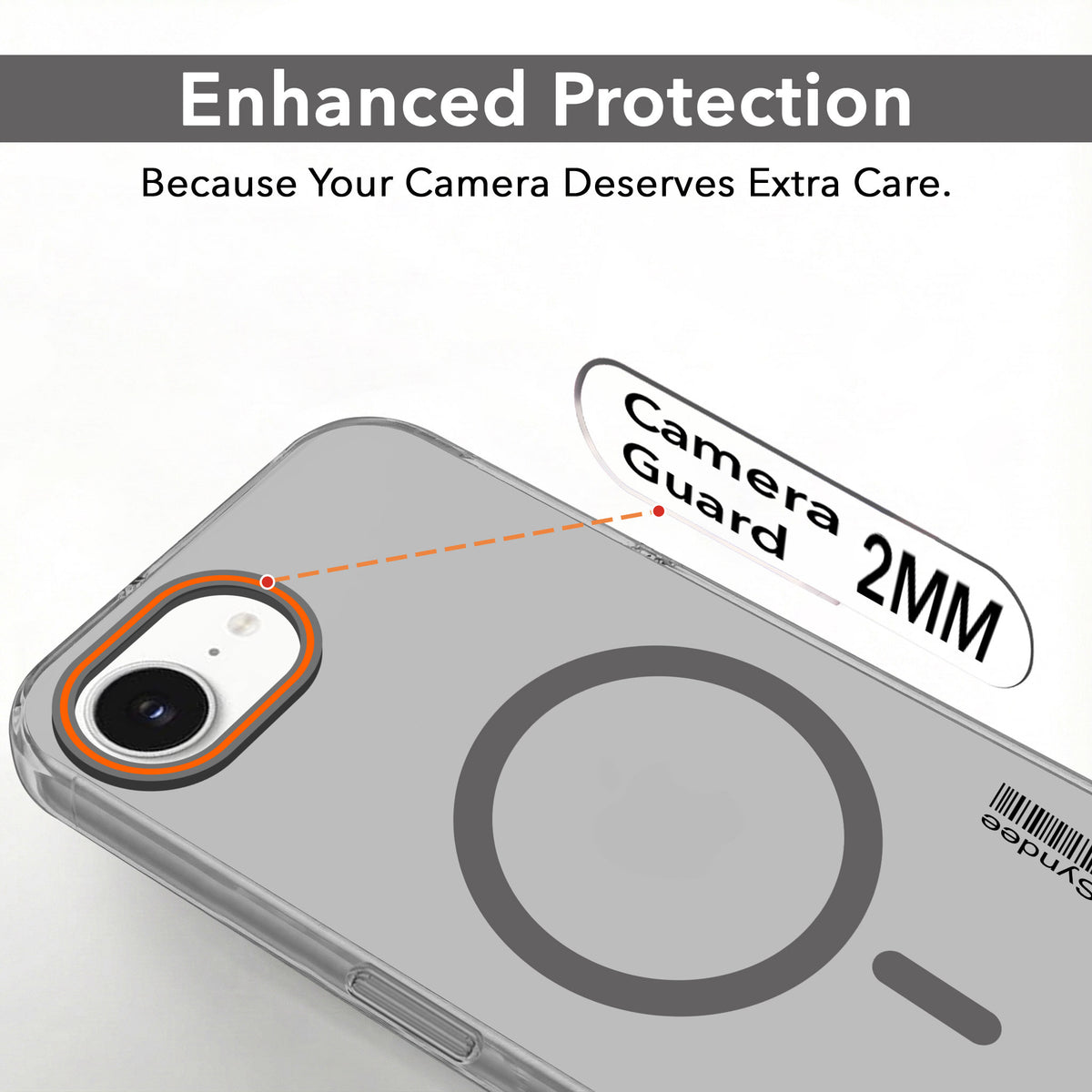 For Apple iPhone 16e | iPhone 17e Back Cover Case (Soft Touch | Camera Bump Protection | MagSafe Compatible | Matte Finish)