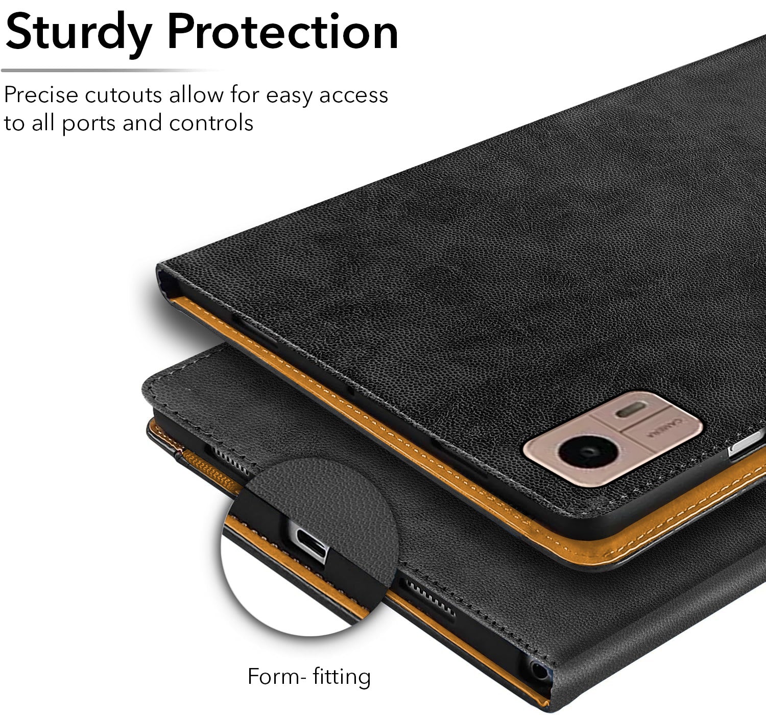 For Acer Iconia Tab iM10 10.36 Inch Flip Cover Folio Cover (PU Leather | Multi-Angle Smart Stand | Card Storage Slots | Silicone Back Pouch)