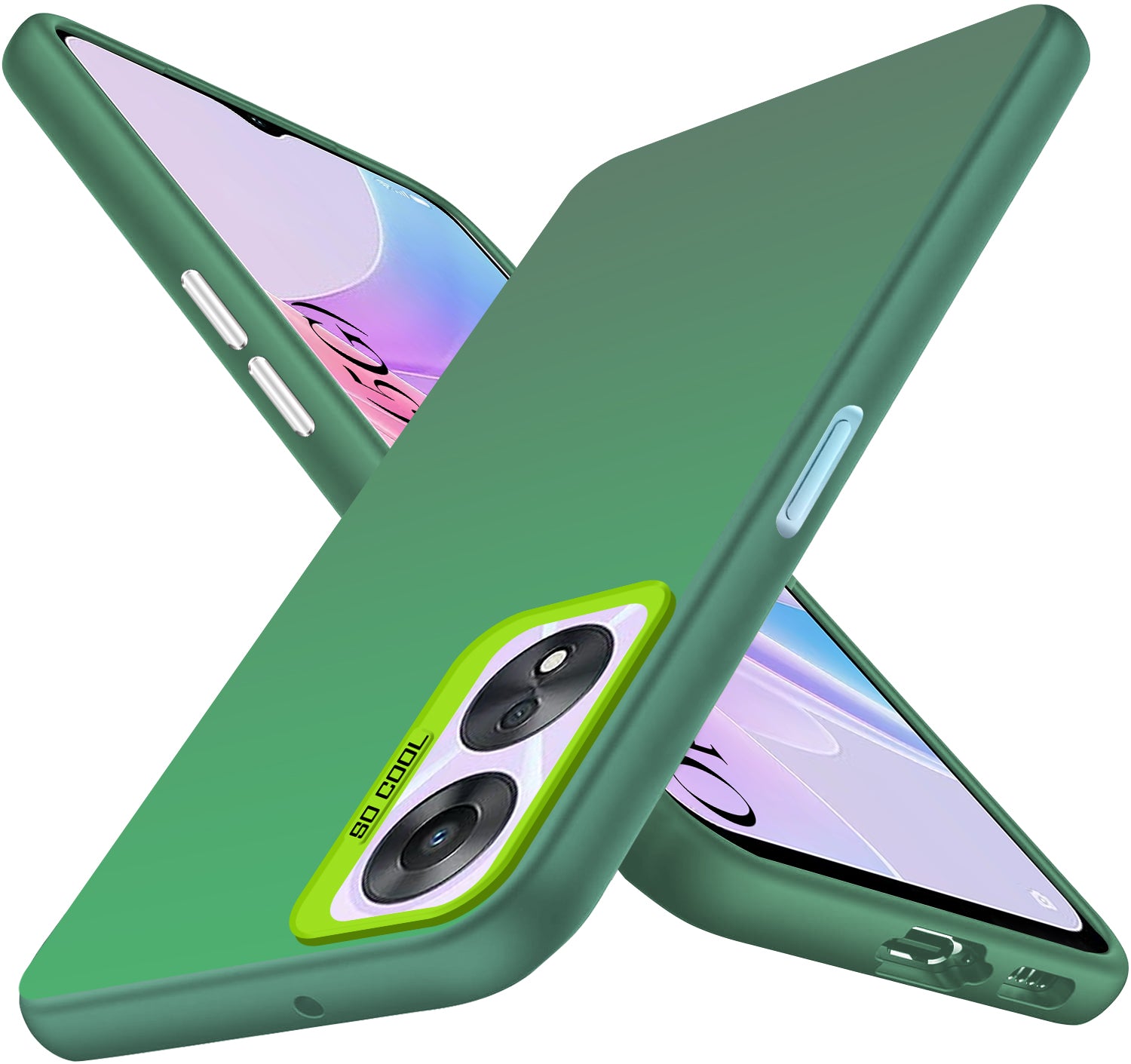 For Oppo A78 5G Hard Back Cover Case (Velvet Touch | Professional Glossy Finish | Camera Protection Bump)