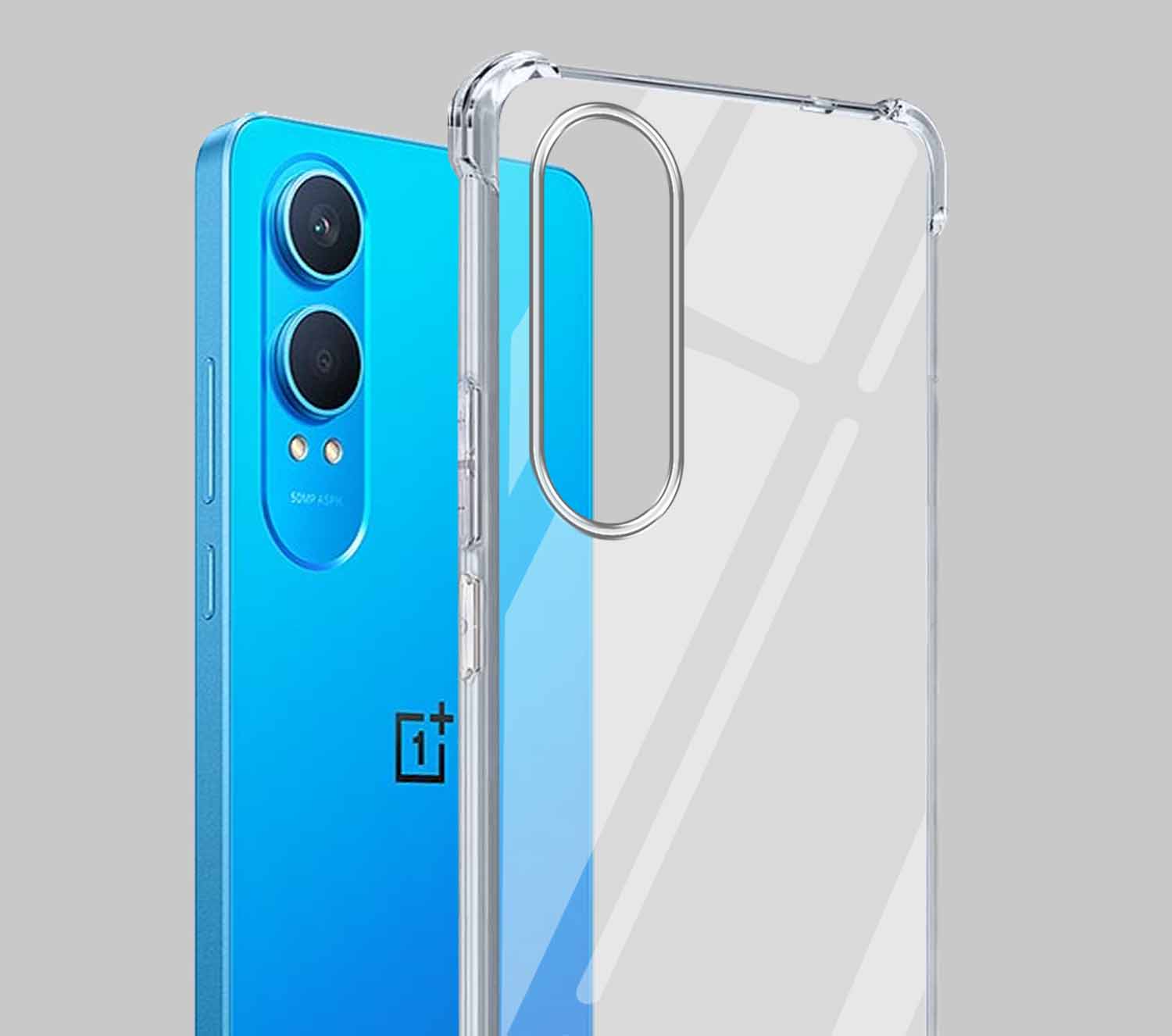 For OnePlus Nord CE 4 Lite Back Cover Case Crystal-Clear Shockproof | Drop & Camera Protection | Hard Polycarbonate)