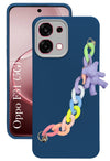 For Oppo F31 5G Back Cover Case (Matte Finish |Wrist Hanging Chain | Teddy Bracelet Charms | Full Camera Protection)