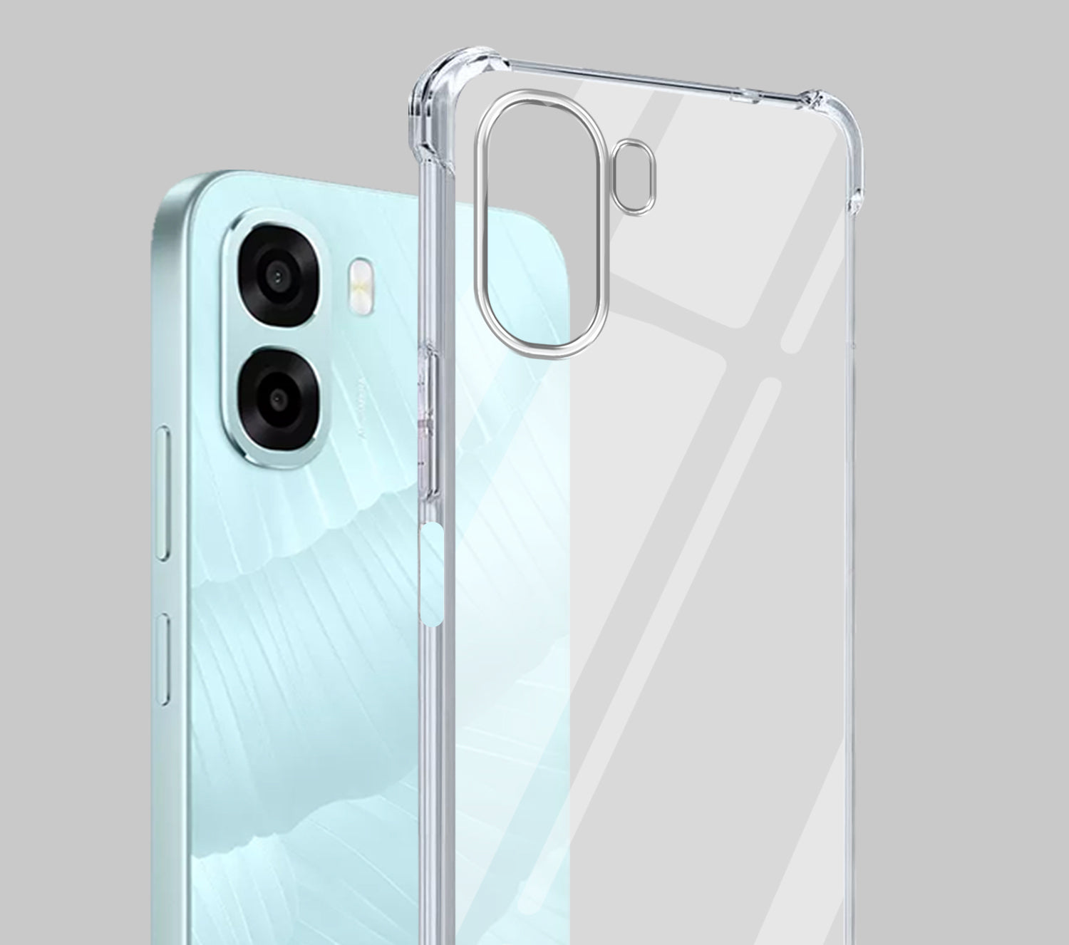 For Oppo K14x 5G Back Cover Shockproof Crystal-Clear (Drop & Camera Protection | Hard Polycarbonate)