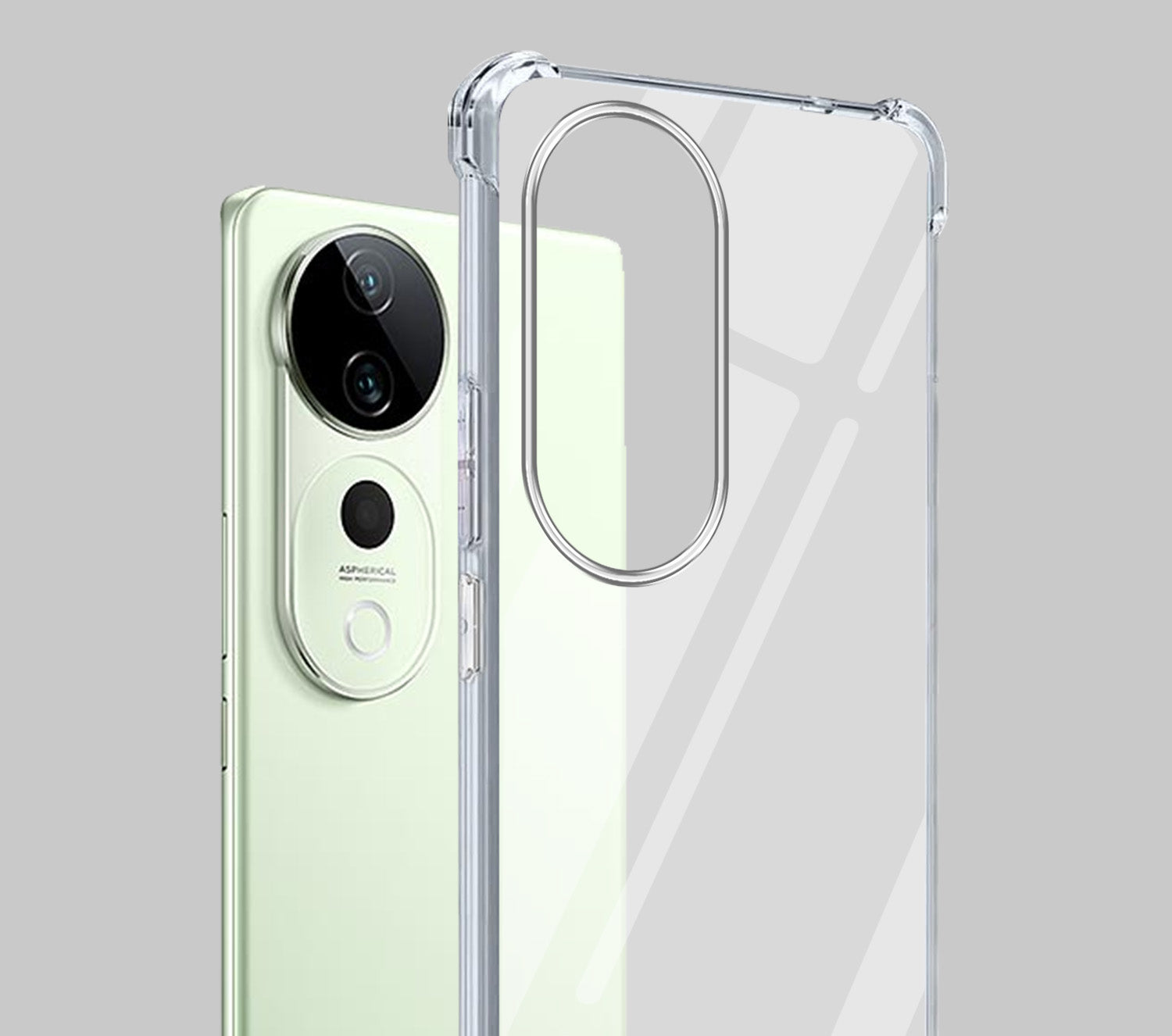 For Vivo T3 Ultra Shockproof Crystal-Clear Back Cover (Drop & Camera Protection | Hard Polycarbonate)