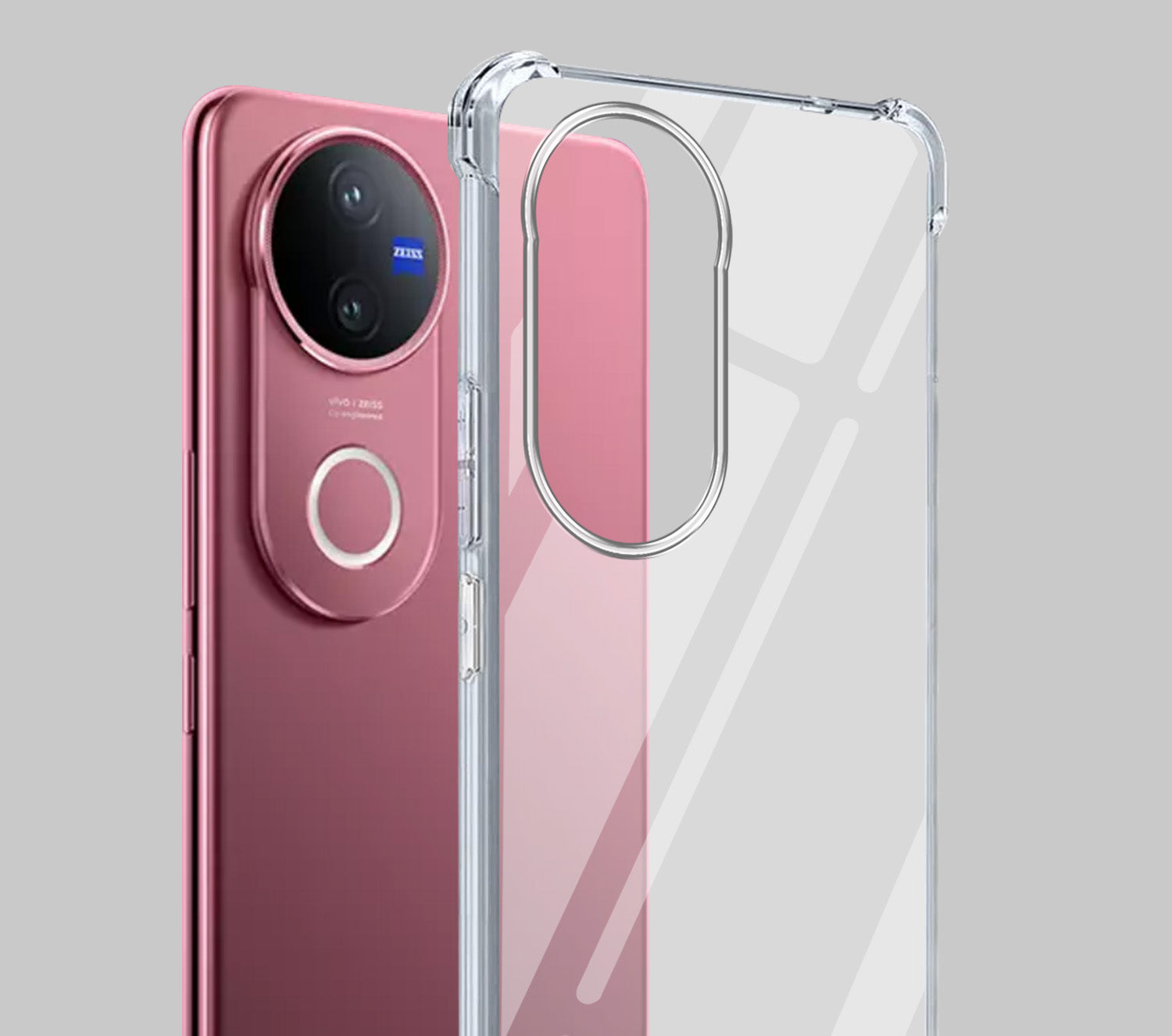 For Vivo V50 | Vivo V50e Back Cover  Shockproof Crystal-Clear (Drop & Camera Protection | Hard Polycarbonate)