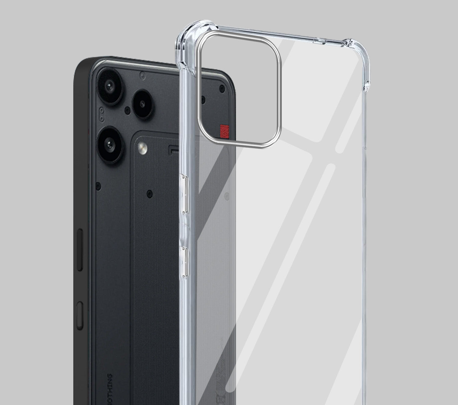 For Nothing Phone 3A Lite Back Cover Shockproof Crystal-Clear (Drop & Camera Protection | Hard Polycarbonate)
