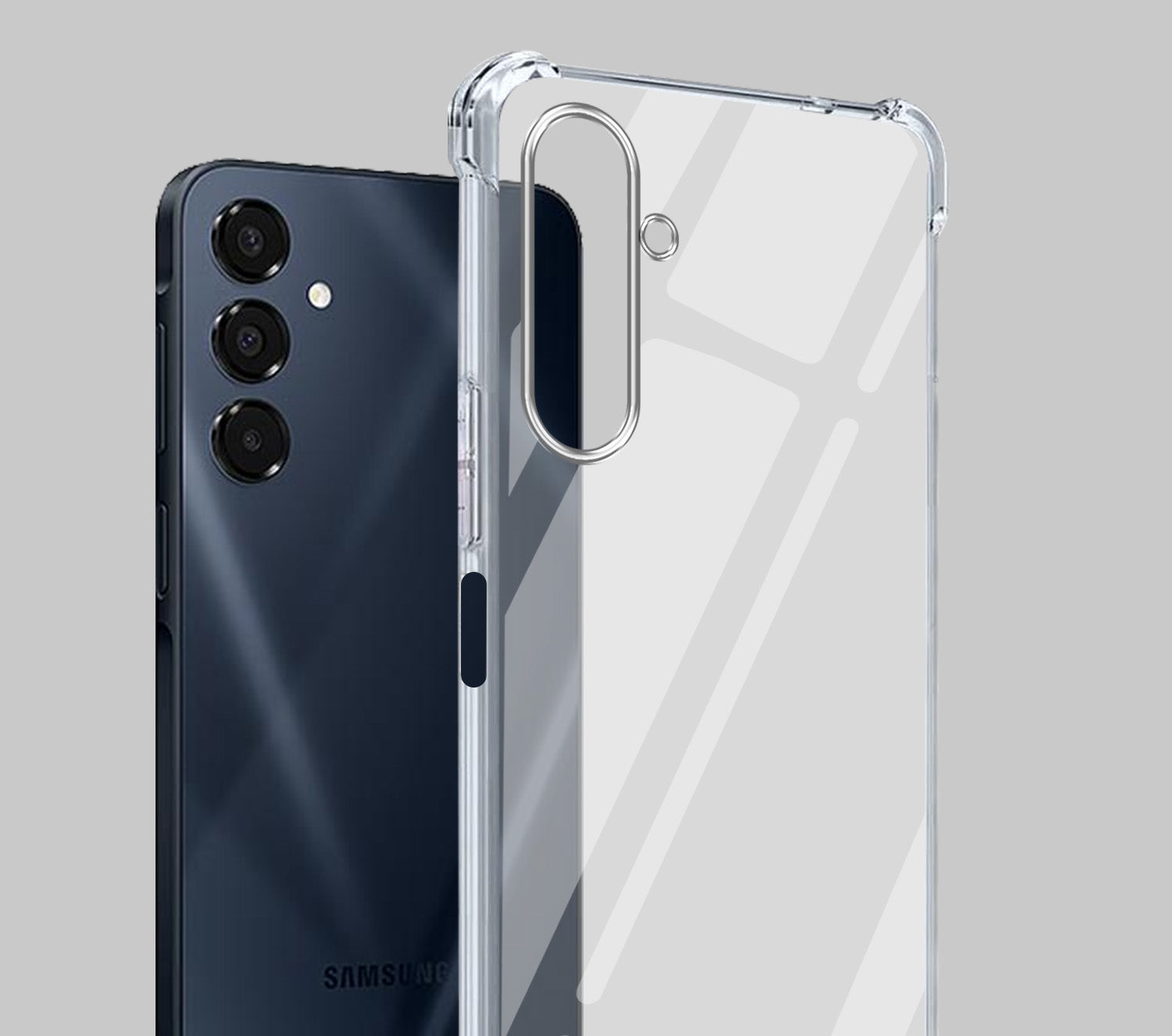 For Samsung Galaxy A16 5G Back Cover Shockproof Crystal-Clear (Drop & Camera Protection | Hard Polycarbonate)