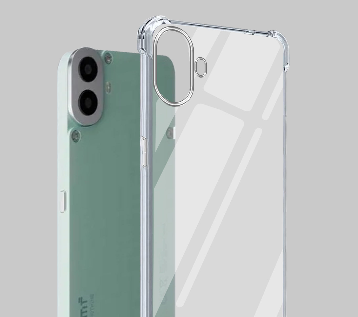 For Nothing CMF Phone 1 Shockproof Crystal-Clear Back Cover( Drop & Camera Protection | Hard Polycarbonate)
