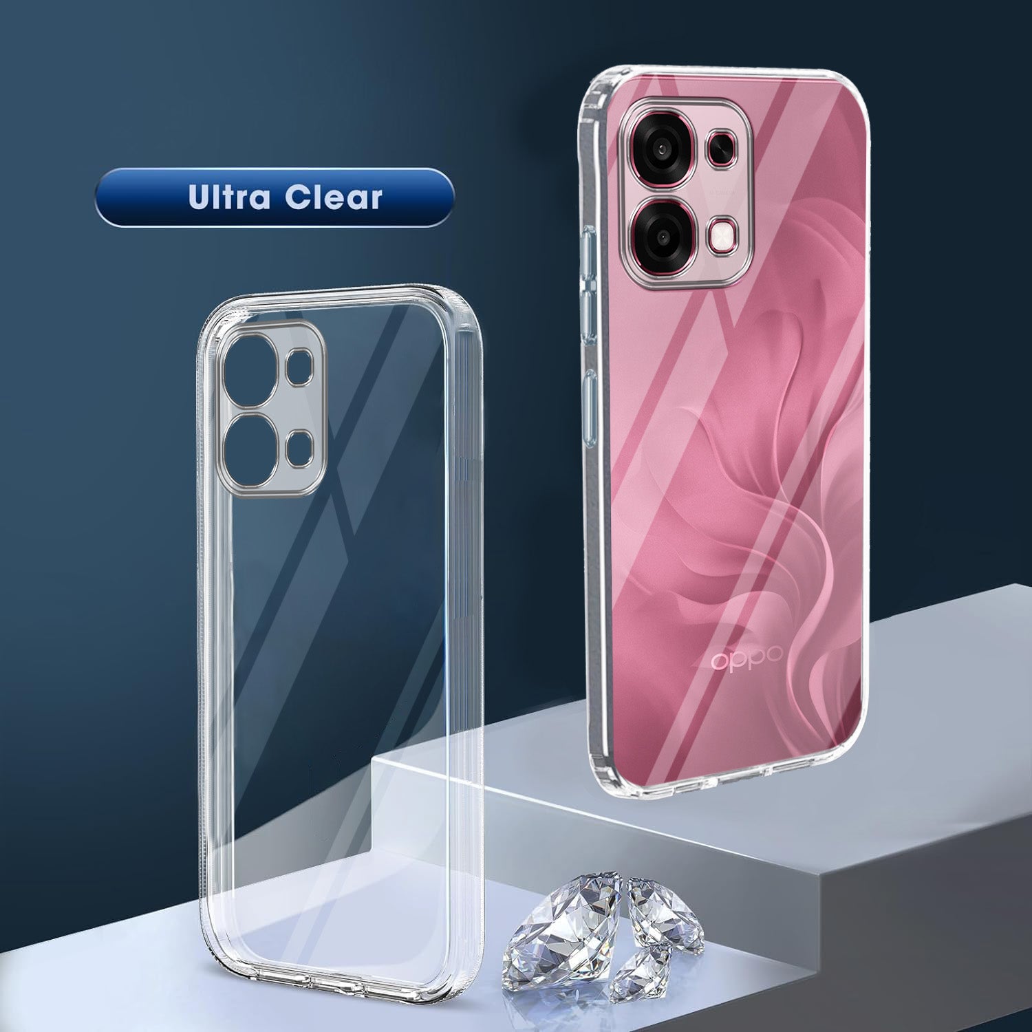 For Oppo F31 5G | Oppo F33 5G Back Cover Case (Clear Shockproof Case with Camera Protection | Soft and Flexible | Transparent)