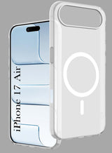 For Apple iPhone 17 Air Back Cover Case (Frosted Matte Feel | MagSafe Compatible Wireless Charging)