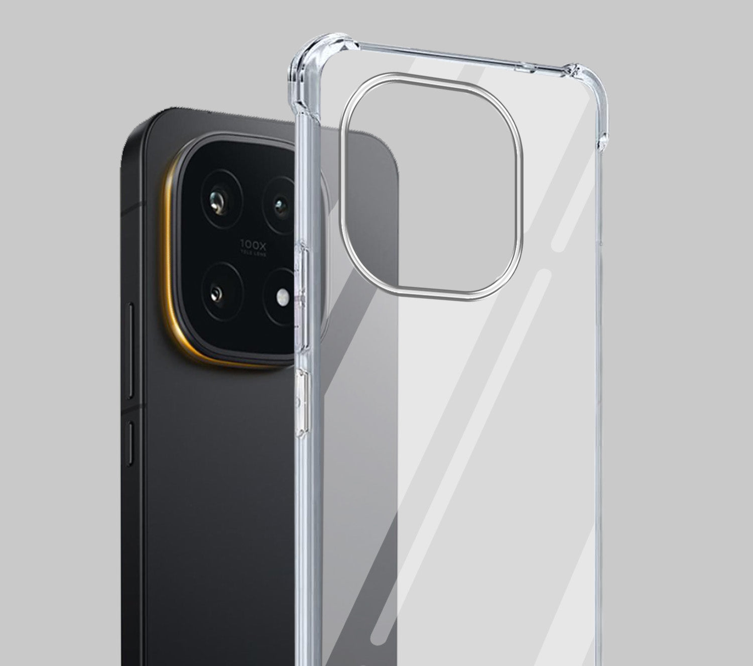 For Vivo iQOO 15 5G Back Cover Shockproof Crystal-Clear (Drop & Camera Protection | Hard Polycarbonate)