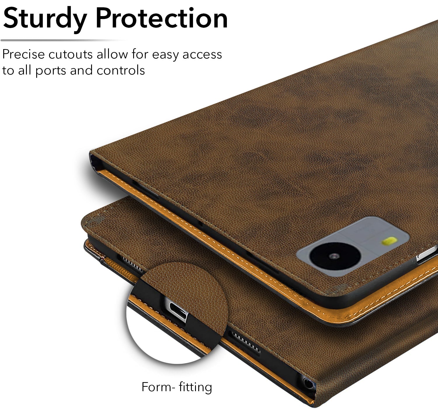 For Acer Tablet A410 4G 10.1 Inch Flip Cover Folio Cover (PU Leather | Multi-Angle Smart Stand | Card Storage Slots | Silicone Back Pouch)