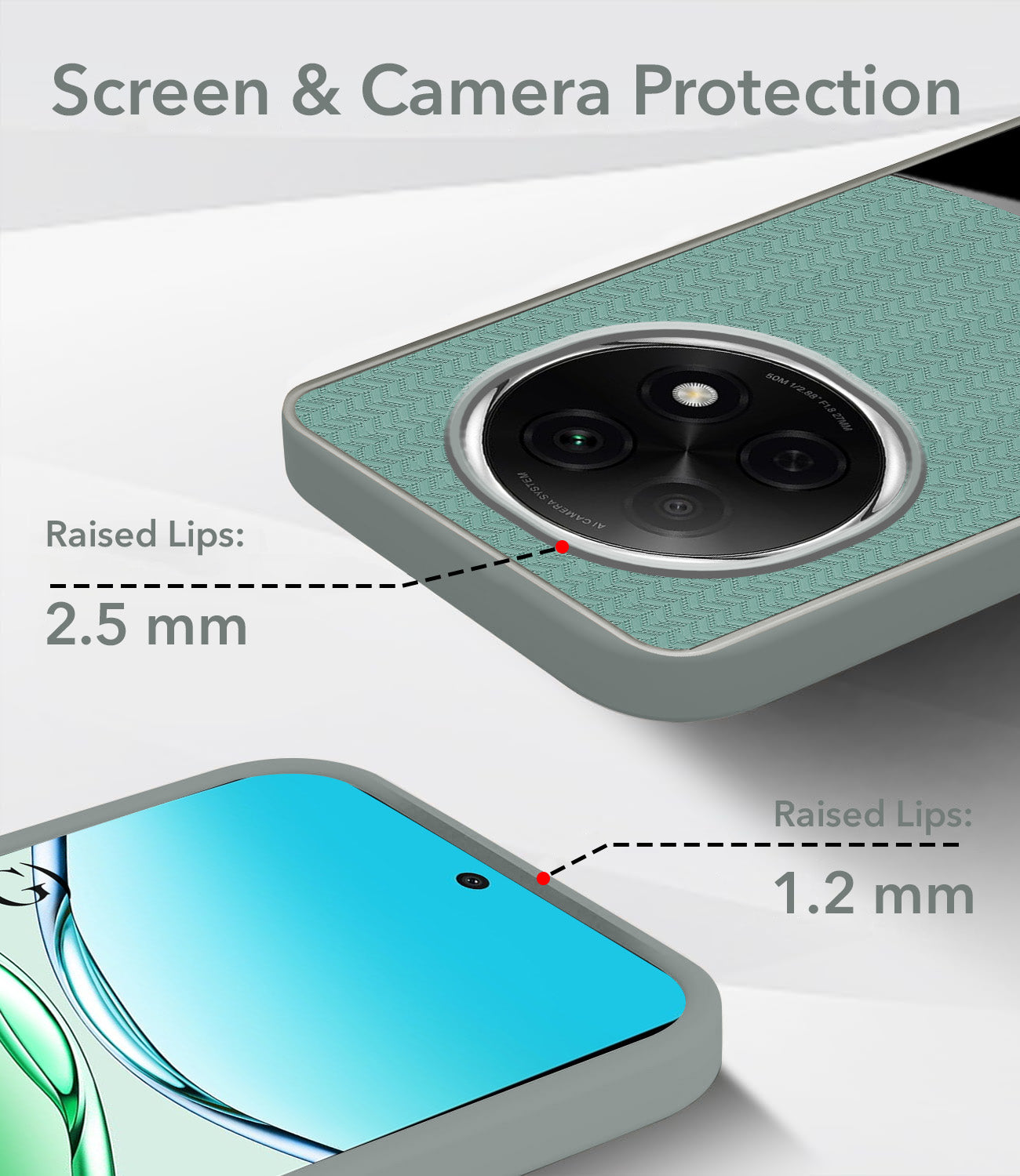 For Oppo F29 Pro Back Cover Case (Elegant PU Leather Finish | Premium Minimalist Professional | Camera Protection Bump)