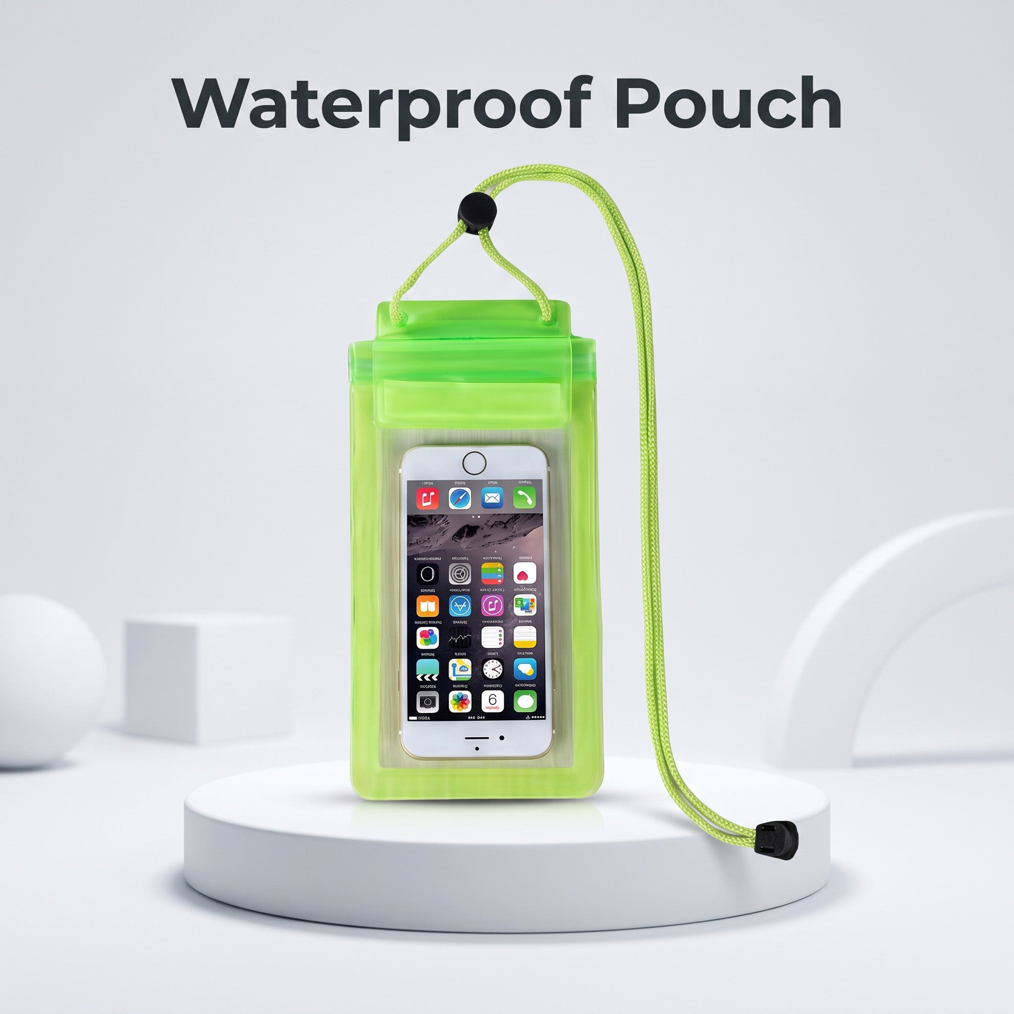 Waterproof Mobile Pouch with Adjustable Lanyard | Underwater Touch Screen Waterproof Phone Case