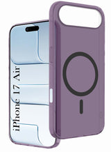 For Apple iPhone 17 Air Back Cover Case (Frosted Matte Feel | MagSafe Compatible Wireless Charging)
