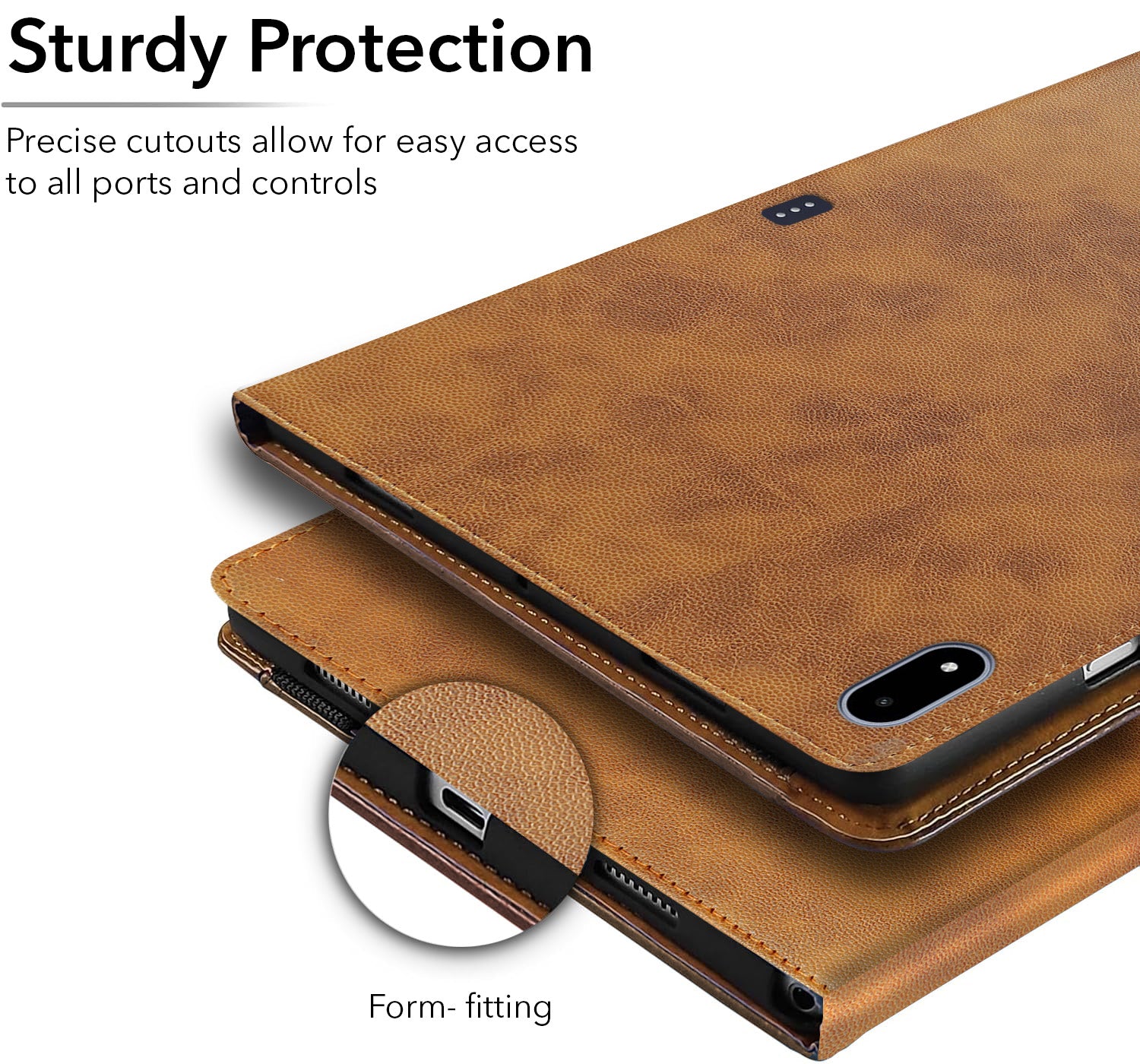 For OnePlus Pad 3 13.2 Inch OPD2415 Flip Cover Folio Cover (PU Leather | Multi-Angle Smart Stand | Card Storage Slots | Silicone Back Pouch)