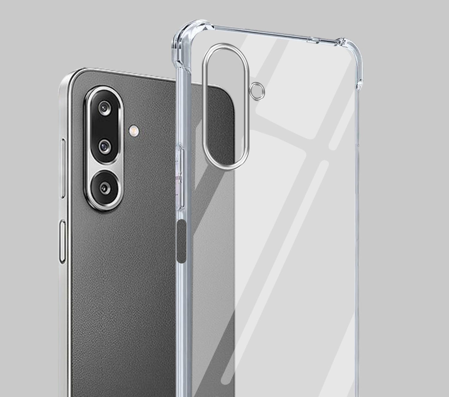 For Samsung Galaxy M36 Shockproof Crystal-Clear Back Cover | Samsung Galaxy F36 ( Drop & Camera Protection | Hard Polycarbonate)