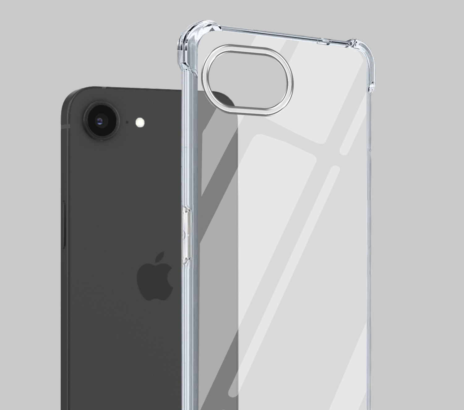 For Apple iPhone 16e | iPhone 17e Back Cover (Shockproof Crystal Clear Case |  Drop & Camera Protection | Hard Polycarbonate)