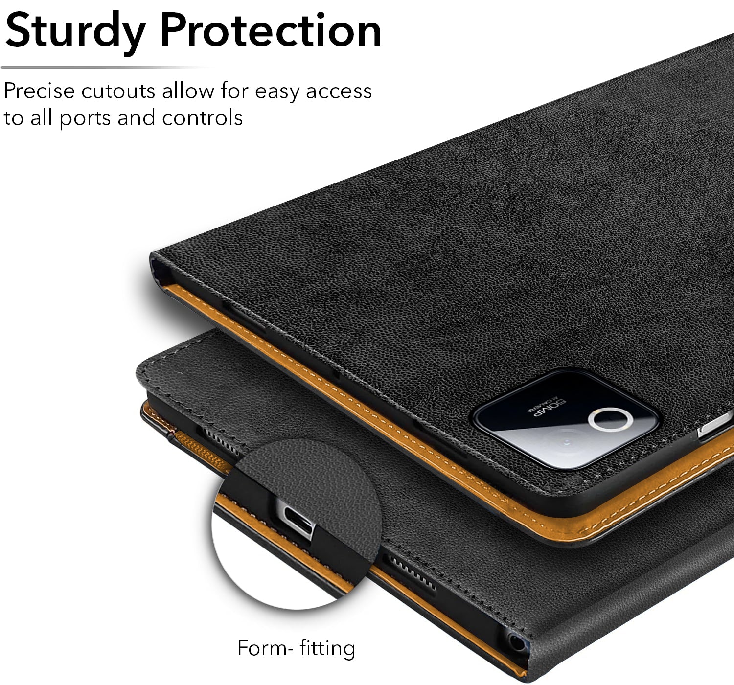 For Xiaomi Pad 8 11.2 Inch Flip Cover Folio Cover (PU Matte Leather | Multi-Angle Smart Stand | Card Storage Slots | Silicone Back Pouch)