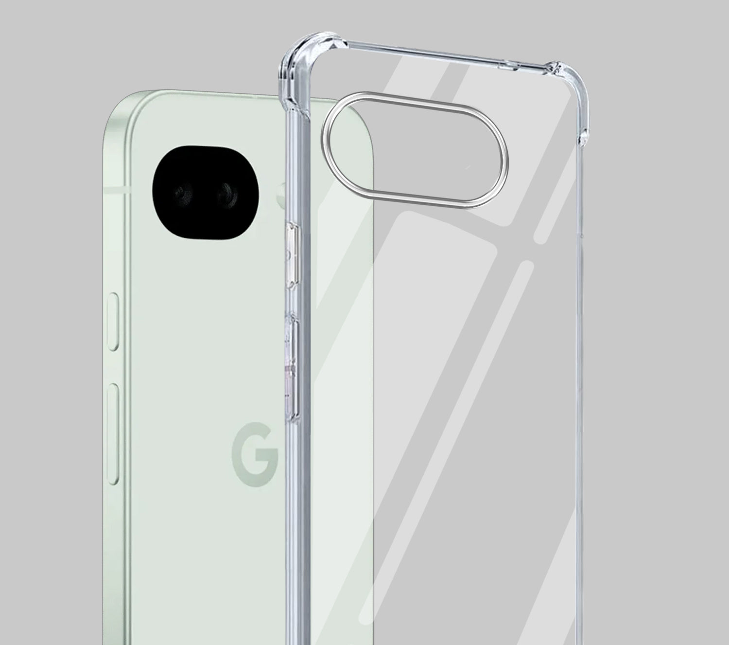 For Google Pixel 10a Back Cover Shockproof Crystal-Clear (Drop & Camera Protection | Hard Polycarbonate)