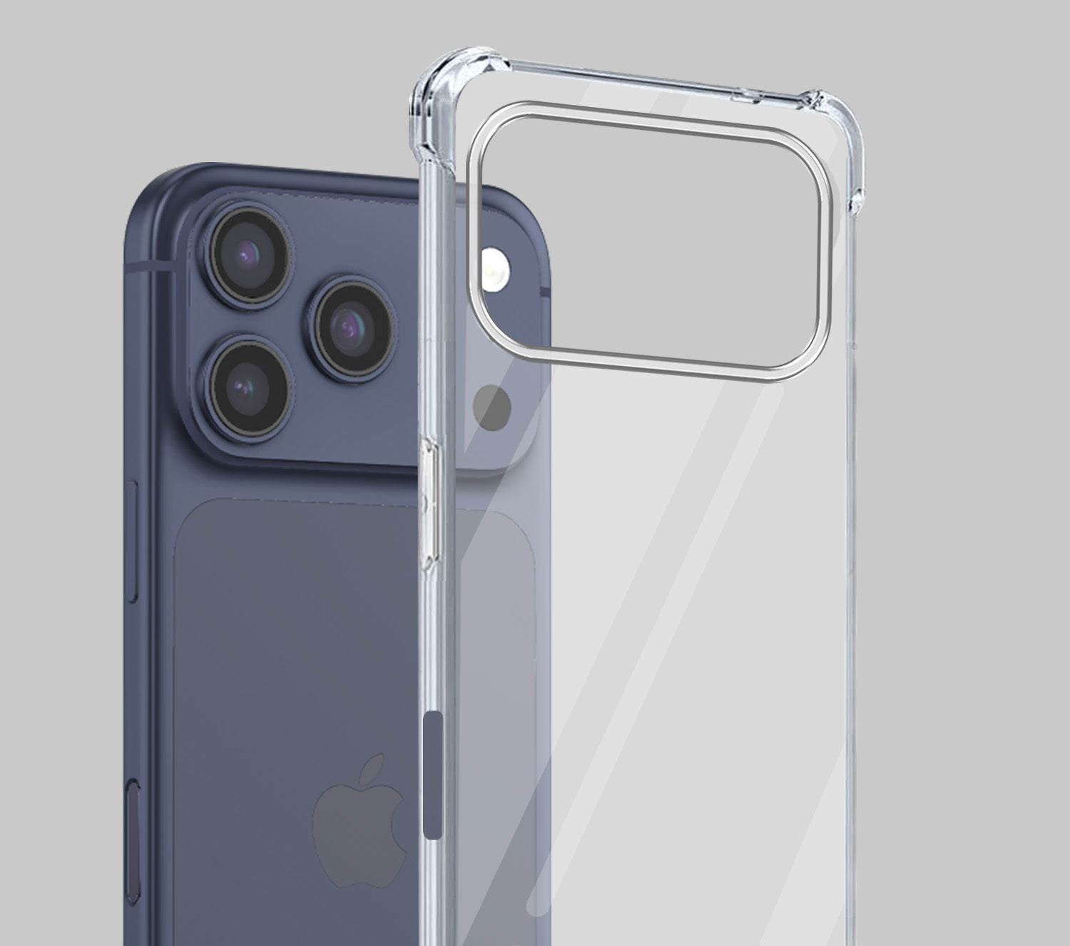 For iPhone 17 Pro | iPhone 18 Pro Back Cover (Drop & Camera Protection | Hard Polycarbonate)