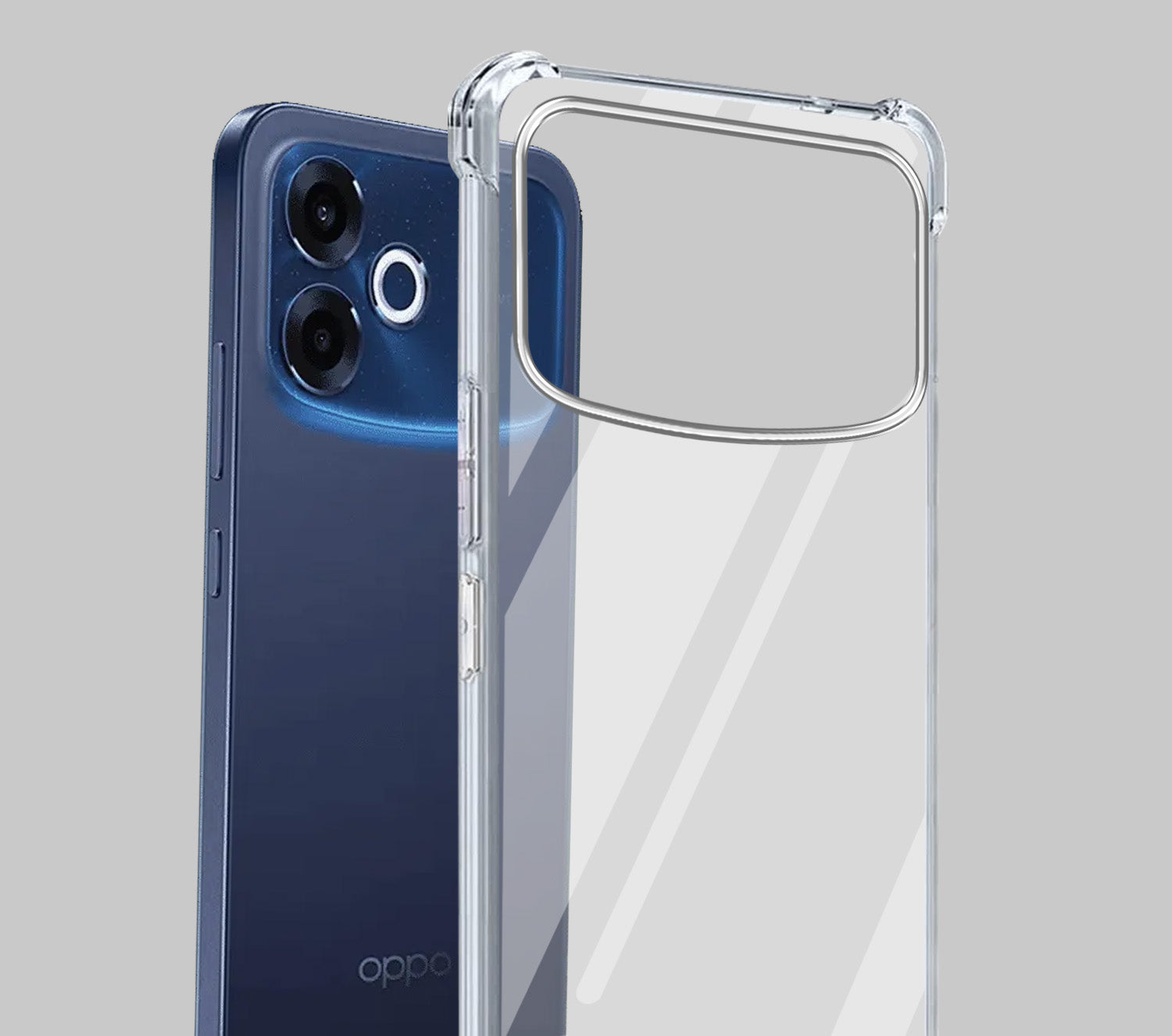 For Oppo F33 Pro 5G Back Cover Shockproof Crystal-Clear (Drop & Camera Protection | Hard Polycarbonate)