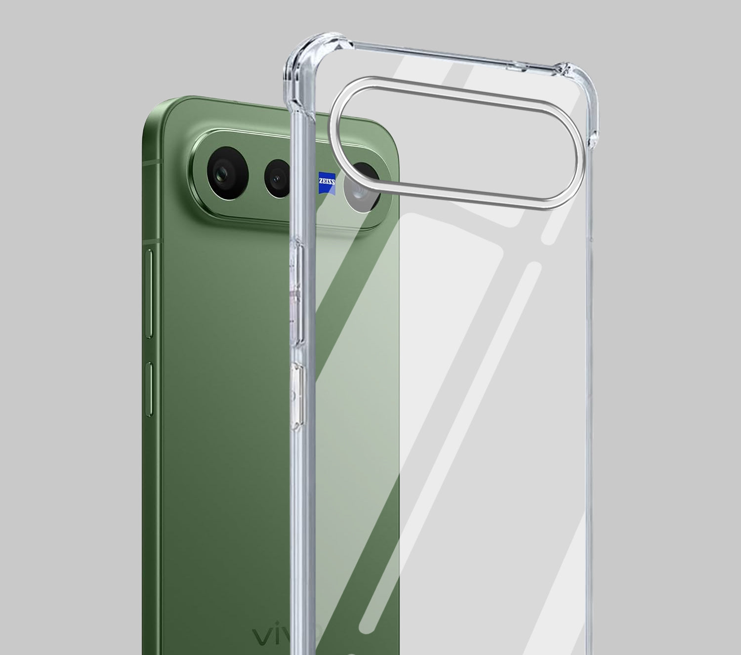 For Vivo X300 FE Back Cover Shockproof Crystal-Clear (Drop & Camera Protection | Hard Polycarbonate)
