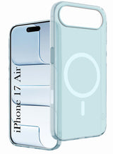 For Apple iPhone 17 Air Back Cover Case (Frosted Matte Feel | MagSafe Compatible Wireless Charging)